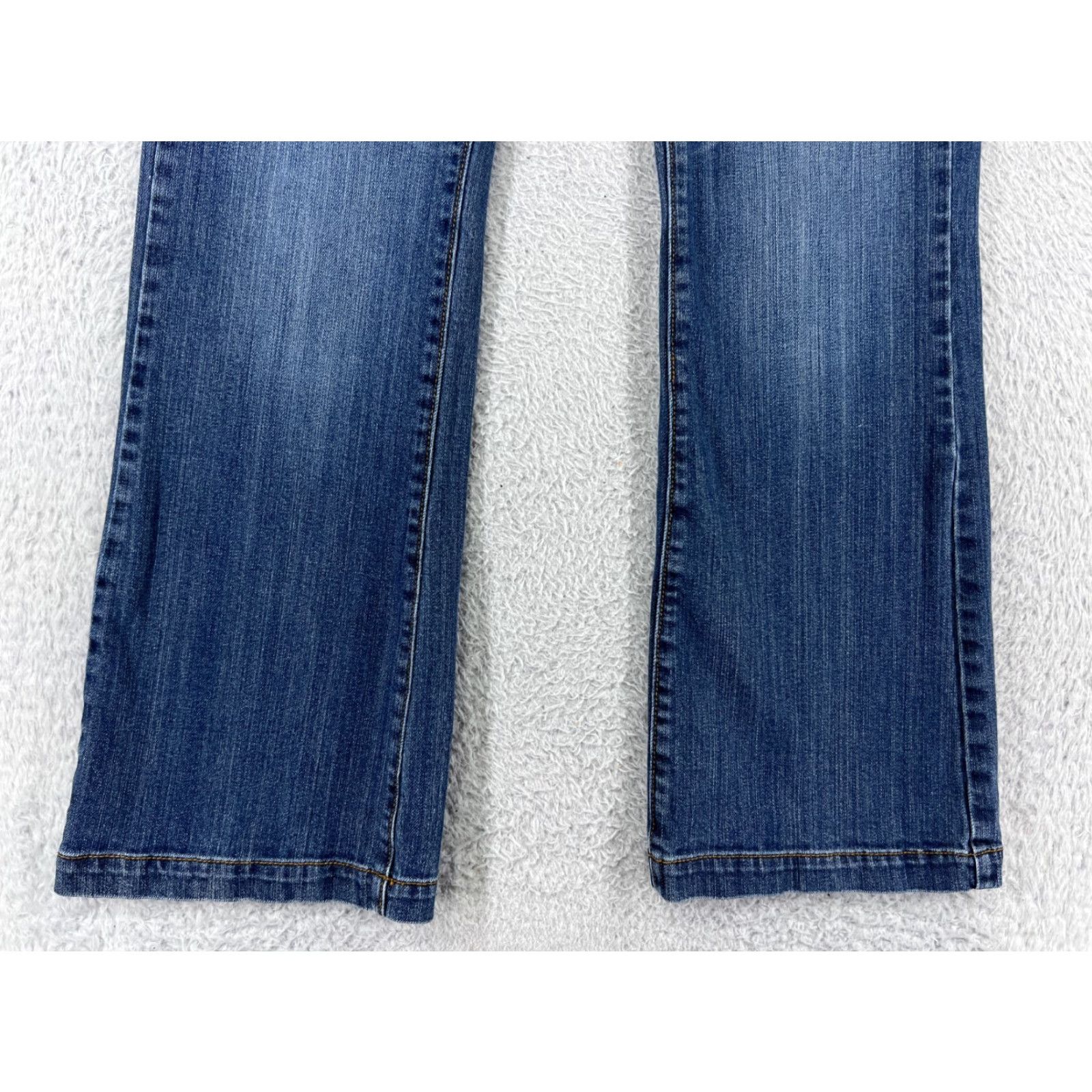 Vintage Hillard & Hanson Jeans Womens 12 Blue Denim Bootcut 5-Pocket Cotton Blend Relaxed Blue 90s Western Mens Womens Girls Size 34" / US 12 / IT 48 - 6 Thumbnail