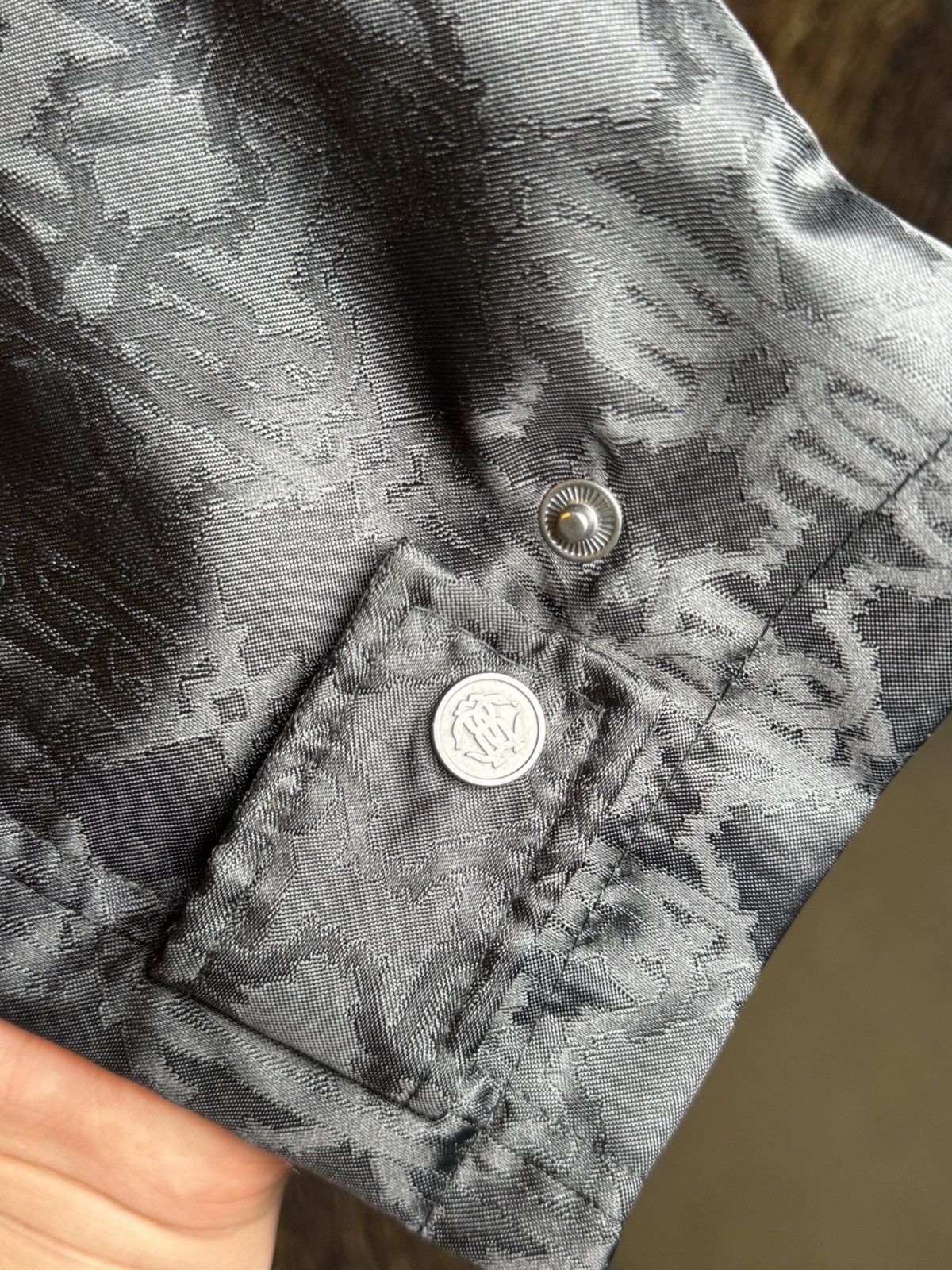 Roberto Cavalli Roberto Cavalli Caban Monogram | Black | Size US XL / EU 56 / 4 - 6 Thumbnail