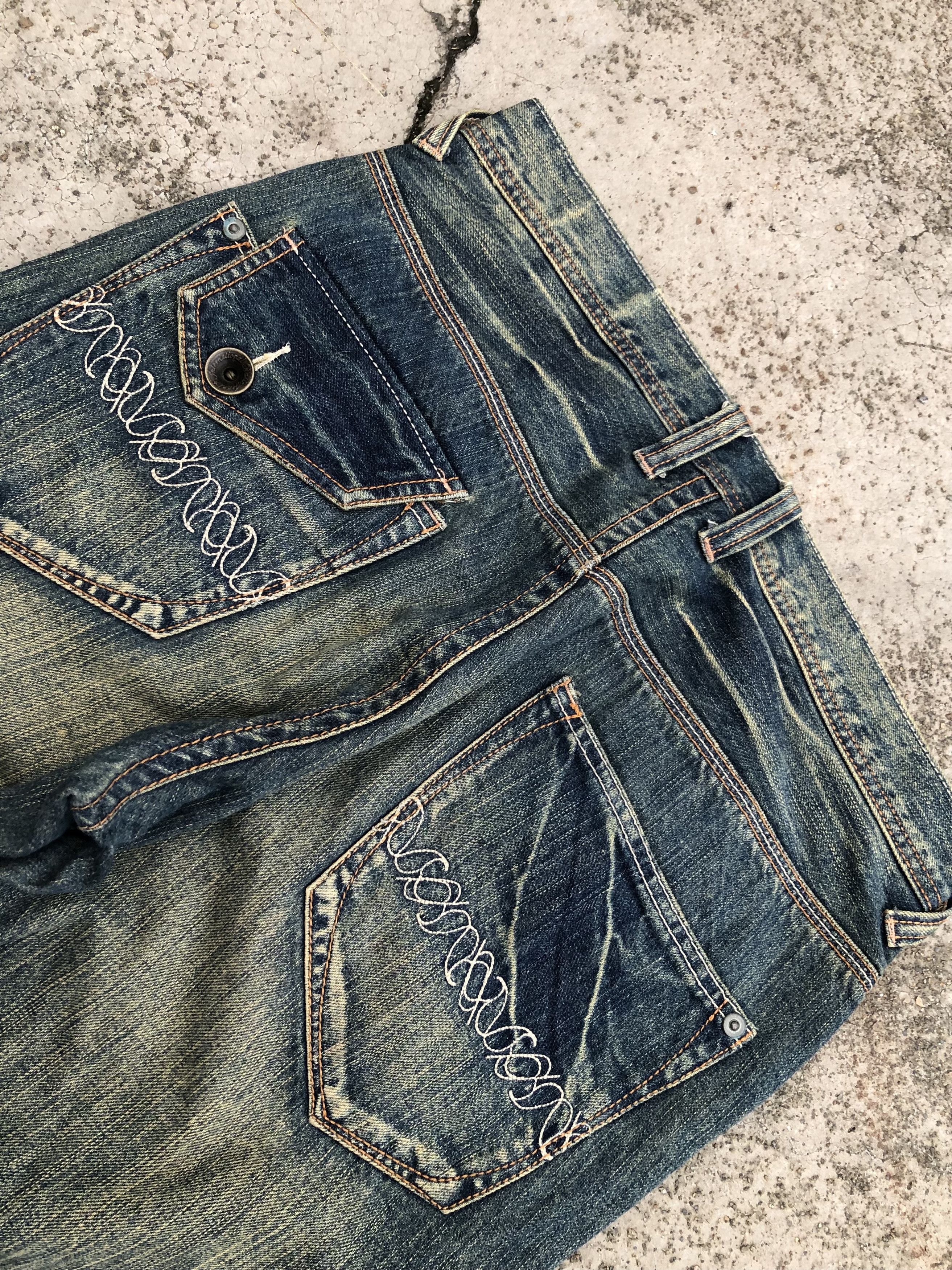 Japanese Brand RUSTY BLUE AVAIL JEANS Size US 32 / EU 48 - 4 Thumbnail