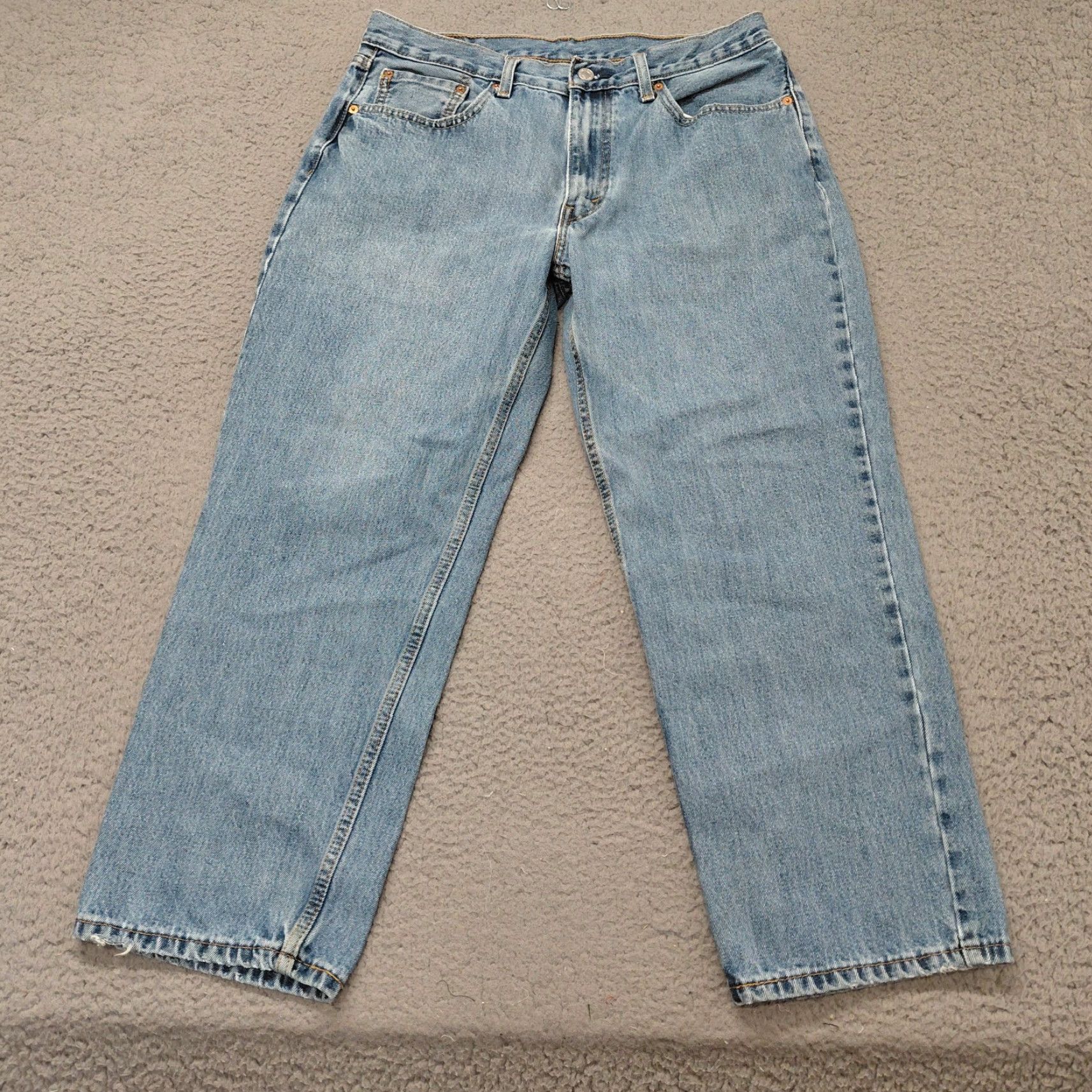 Levi's Levi's 550 Jeans Men's 36x29 Blue Relaxed Fit Straight Denim 100% Cotton Vintage Baggy Straight Leg USA Y2K Jeans Mens Regular 36-29 Clothing Size US 36 / EU 52 - 2 Thumbnail