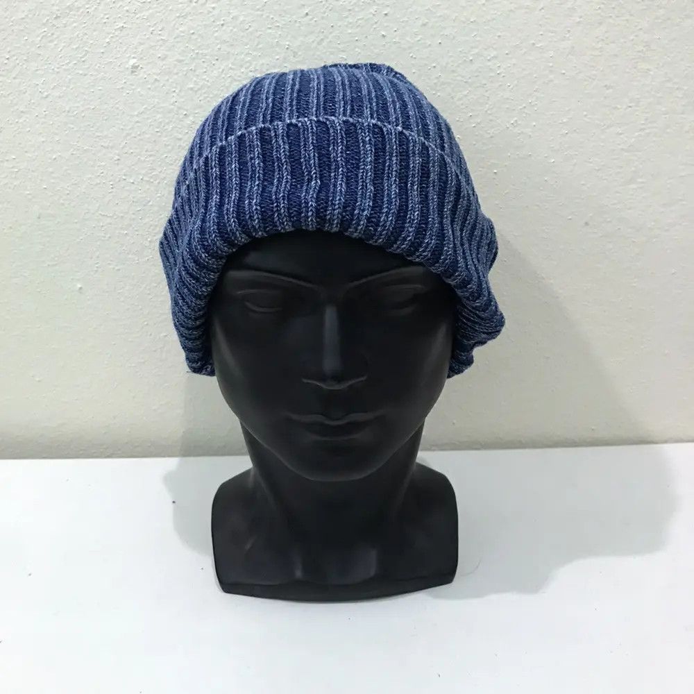 Japanese Brand Japanese Brand Blue Beanie Hat Size ONE SIZE - 2 Thumbnail