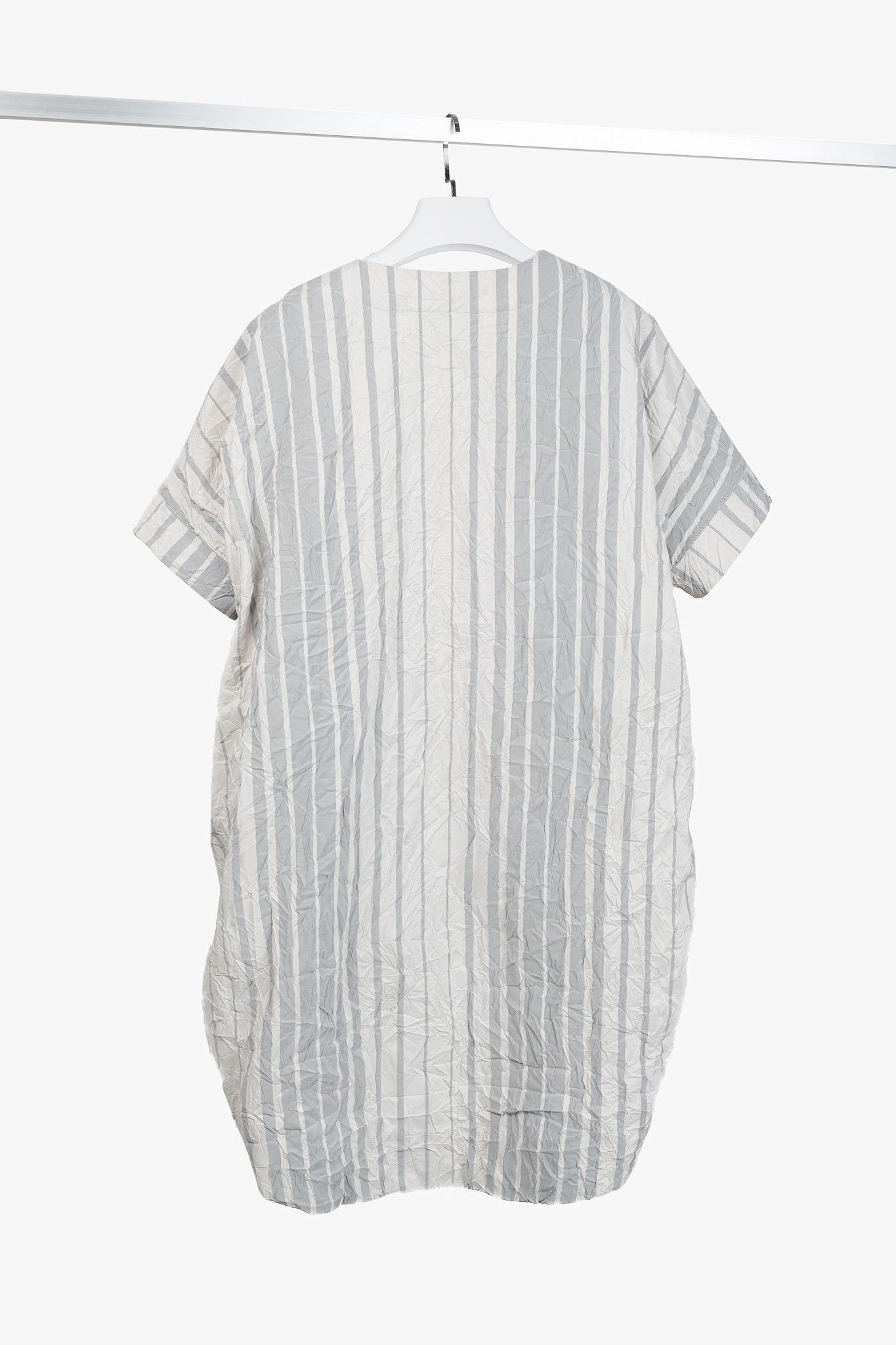 Other Gershon Bram Striped Crinkled Asymmetrical Tunic Size M / US 6-8 / IT 42-44 - 2 Thumbnail