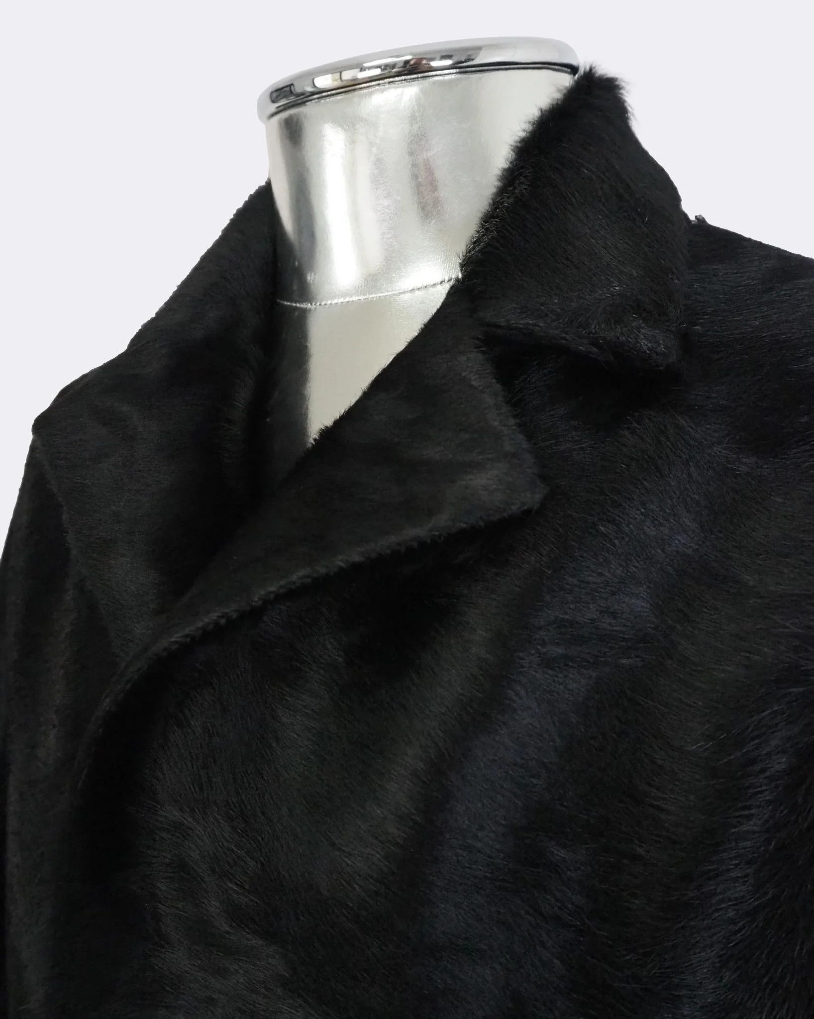 Eternal Men's Exté Laser-cut Calf Hair Leather Jacket $2320 Size US L / EU 52-54 / 3 - 7 Thumbnail