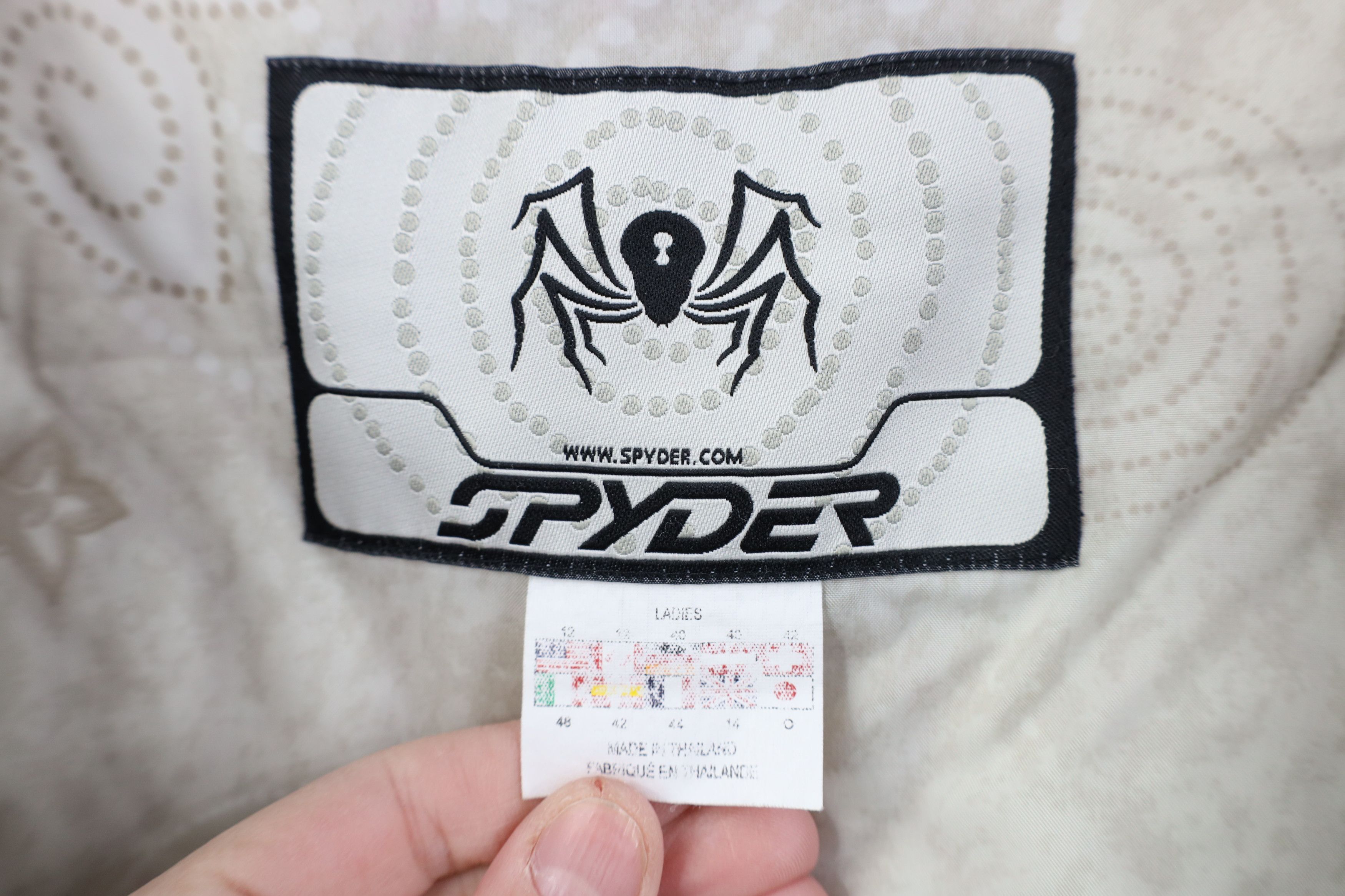 Spyder Vintage Spyder Flower Quilted Full Zip Puffer Vest Jacket Size XL / US 12-14 / IT 48-50 - 11 Thumbnail