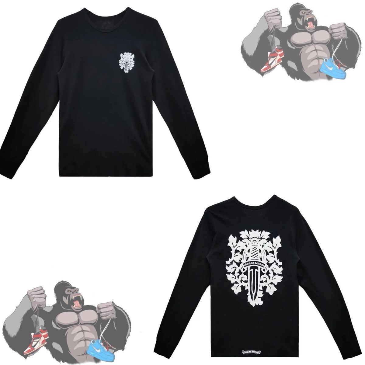 Chrome Hearts Chrome Hearts Thermal Dagger Long Sleeve Size US M / EU 48-50 / 2 - 1 Thumbnail