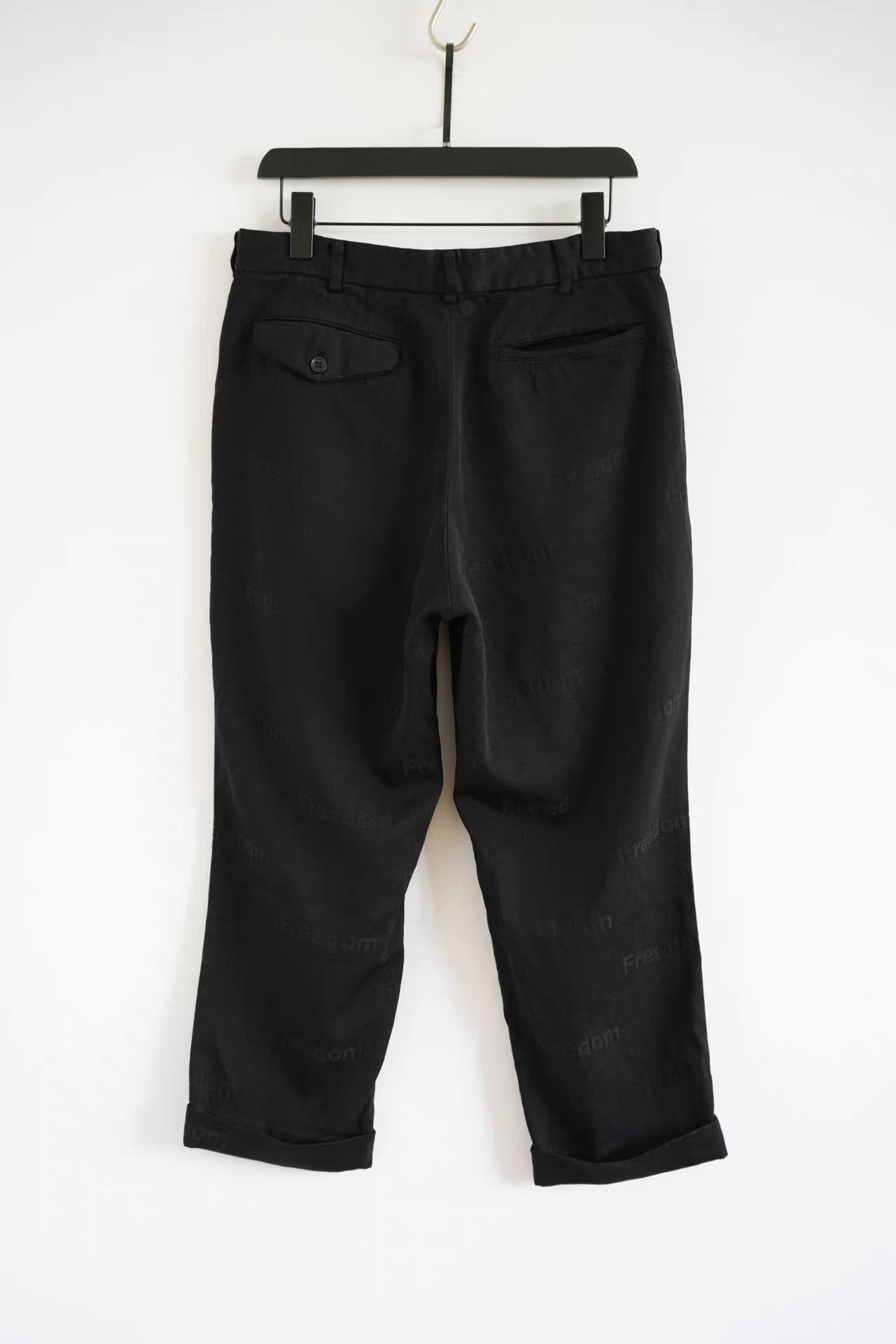 Comme des Garcons Comme des Garcons 19aw Freedom Slogan Trousers K4 Size US 36 / EU 52 - 2 Thumbnail
