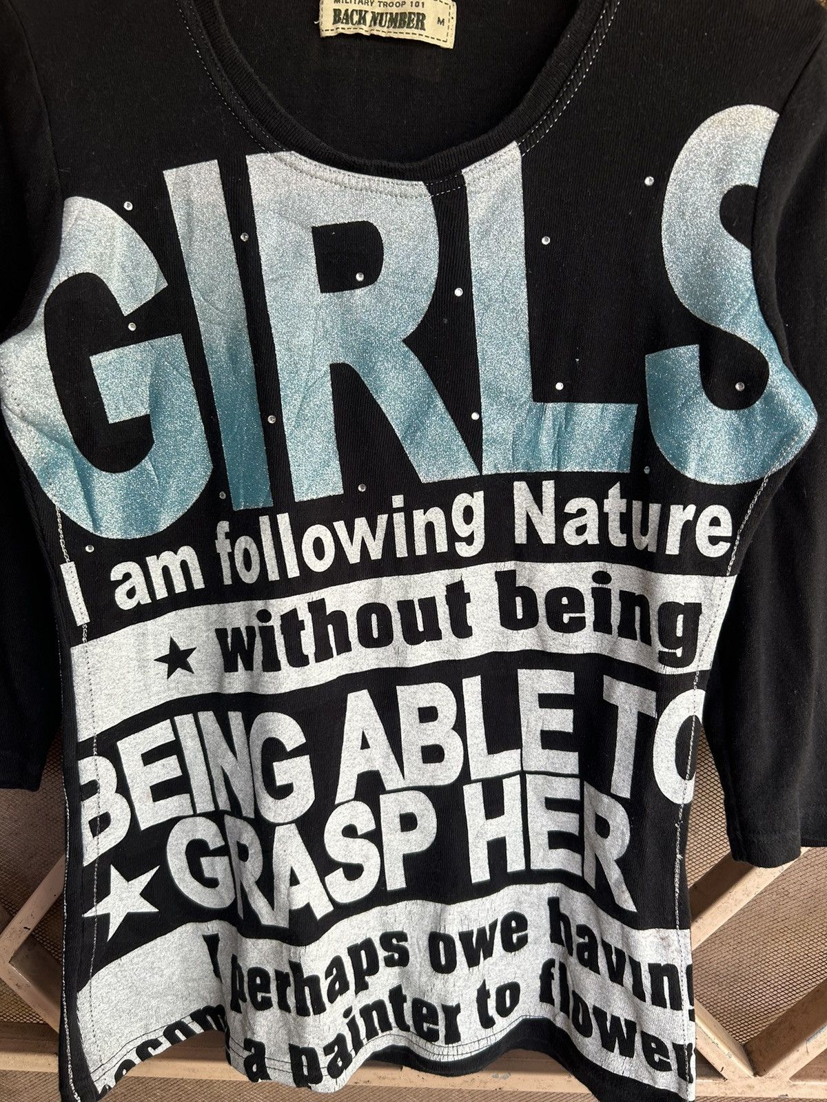 Hysteric Glamour 2000s Y2k Graphics Goth Shirt Size US M / EU 48-50 / 2 - 2 Thumbnail