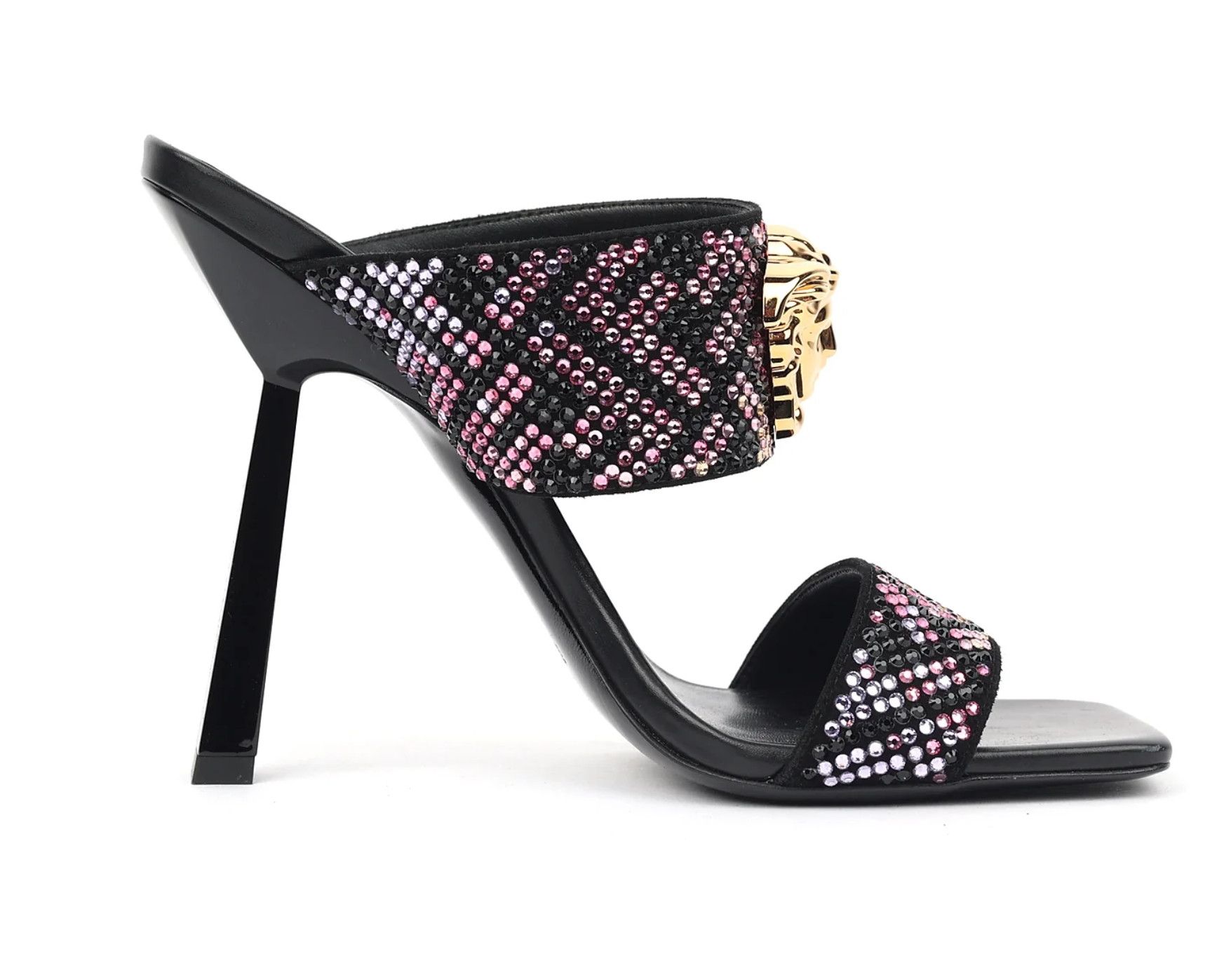 Versace Versace X Fendi Calfskin Crystal Fendace FF Medusa High Heel Size US 9 / IT 39 - 2 Thumbnail