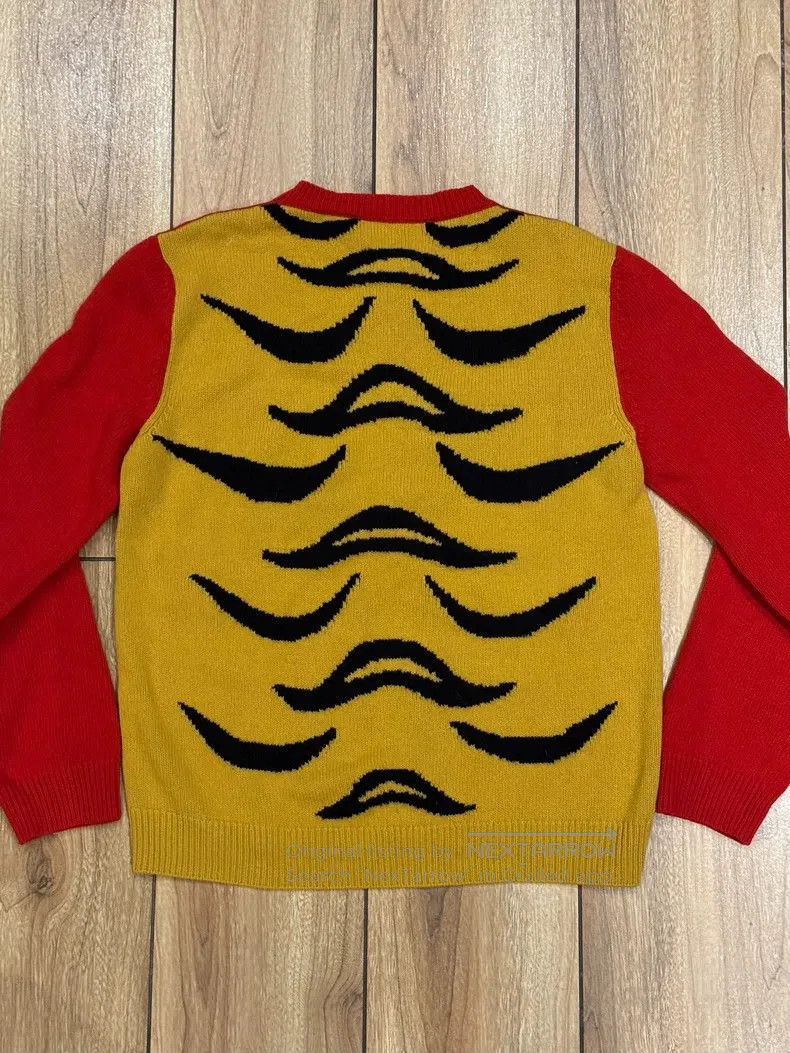 Gucci Red Snoopy tiger pattern knitwear sweater