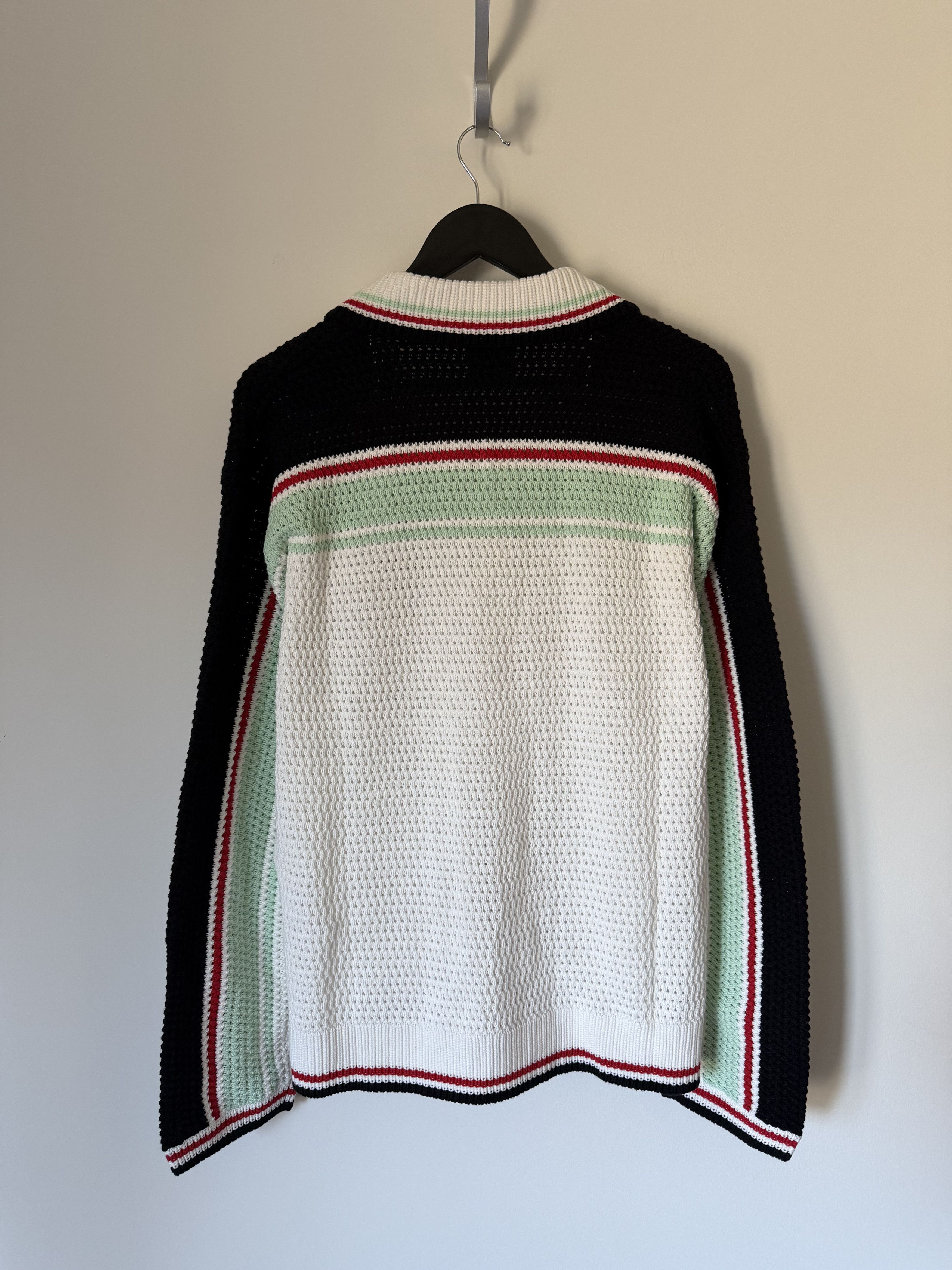 Casablanca Casablanca Faux Crochet Shirt in White Size US L / EU 52-54 / 3 - 5 Thumbnail