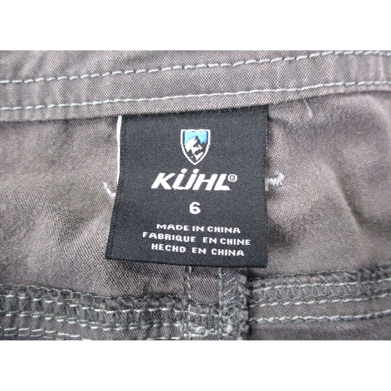Vintage Kuhl Shorts Mens 6 Gray Cargo Utility Hiking Workwear Outdoor Climbing Camping Shirt Womens Size 30" / US 8 / IT 44 - 5 Thumbnail