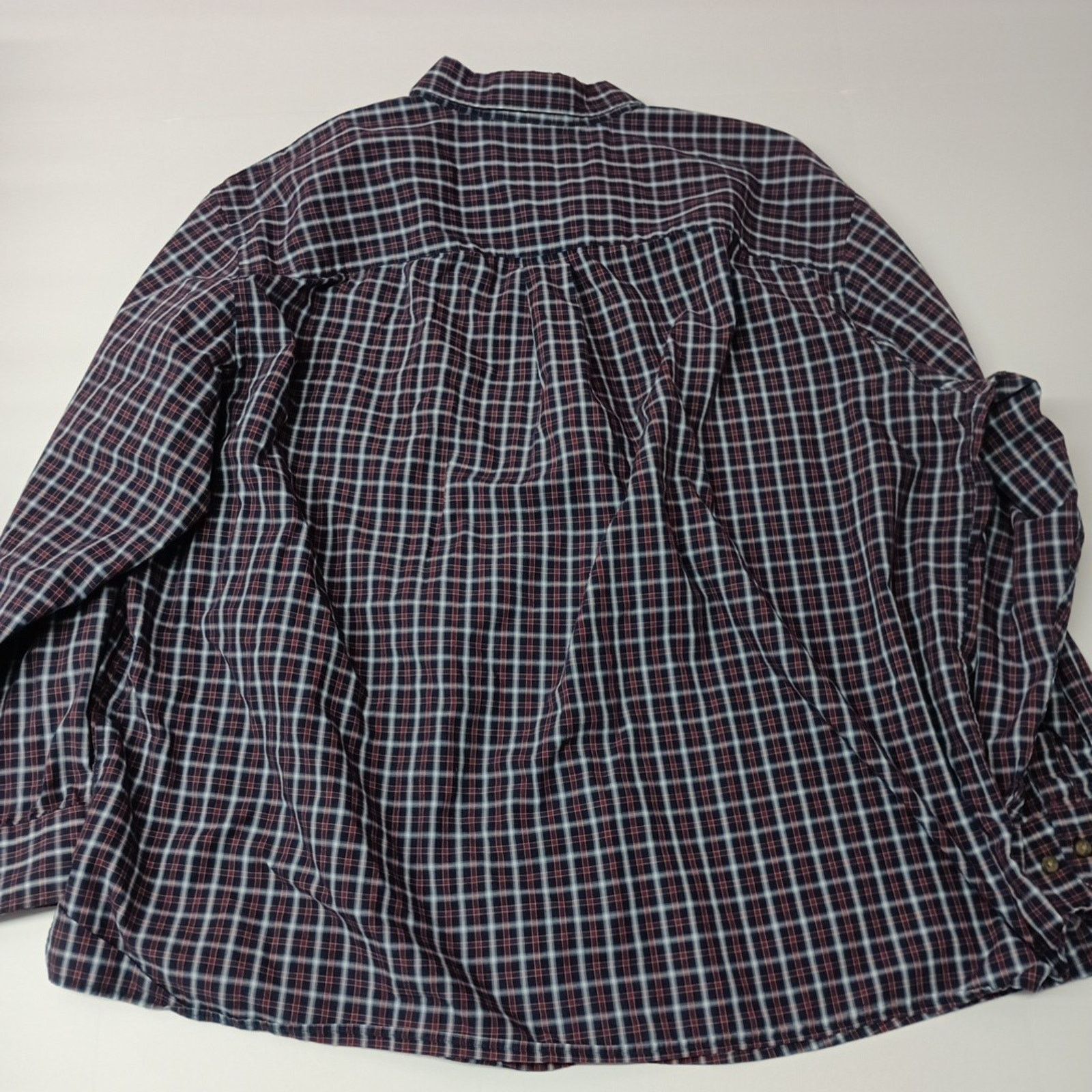 Other Harbor Bay Shirt Men's 2XL Multicolor Plaid Cotton Blend Size US XXL / EU 58 / 5 - 8 Thumbnail