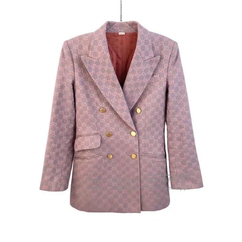 Gucci Gucci Old-fashioned full-print suit jacket Size XS / US 0-2 / IT 36-38 - 1 Thumbnail