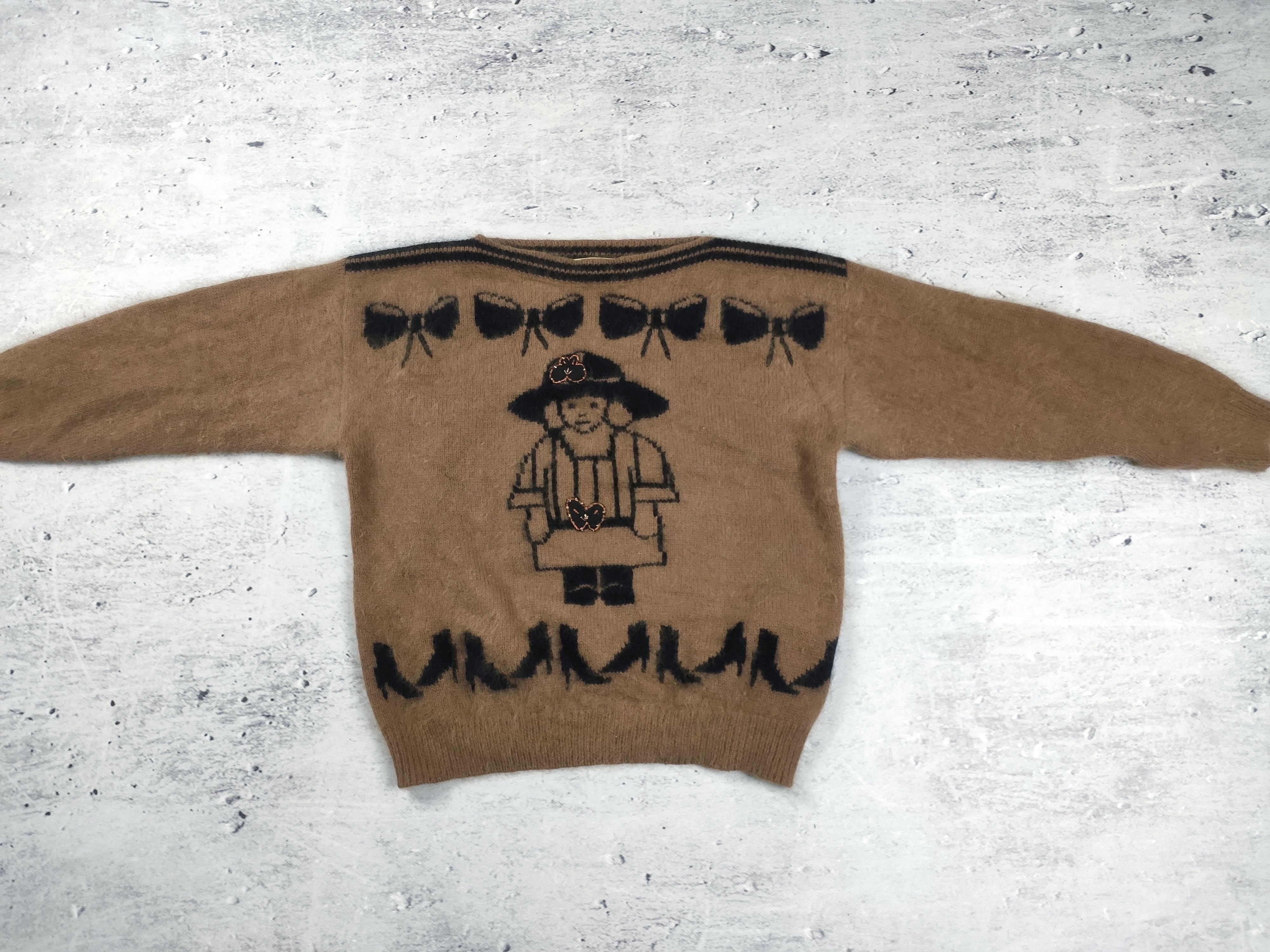 Vintage Malina Wong women angora sweater Size M / US 6-8 / IT 42-44 - 6 Thumbnail