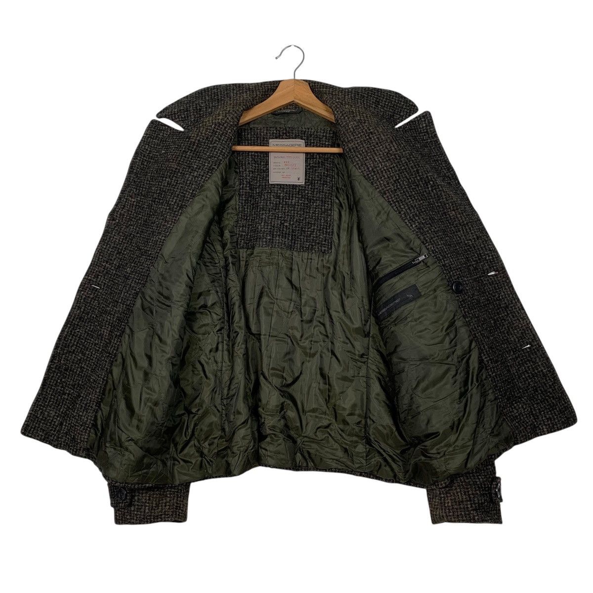 Messagerie Messagarie Herringbone Wool Jacket Size US M / EU 48-50 / 2 - 11 Thumbnail