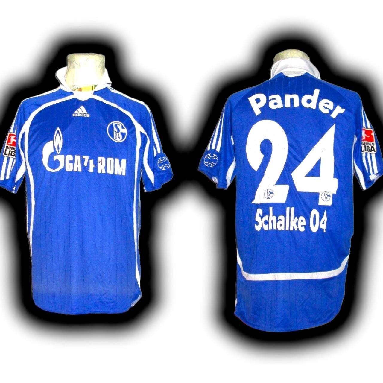 Adidas Fc Schalke Germany 2007 2008 Home Shirt Jersey Size US M / EU 48-50 / 2 - 1 Thumbnail