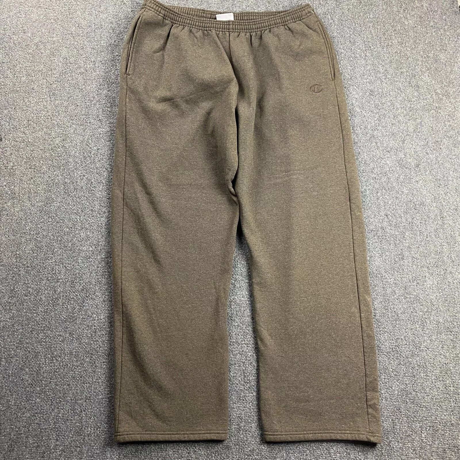 Champion Champion Sweatpants Women's 2XL Brown Eco Drawstring Stretch Size 36" / US 14 / IT 50 - 1 Thumbnail