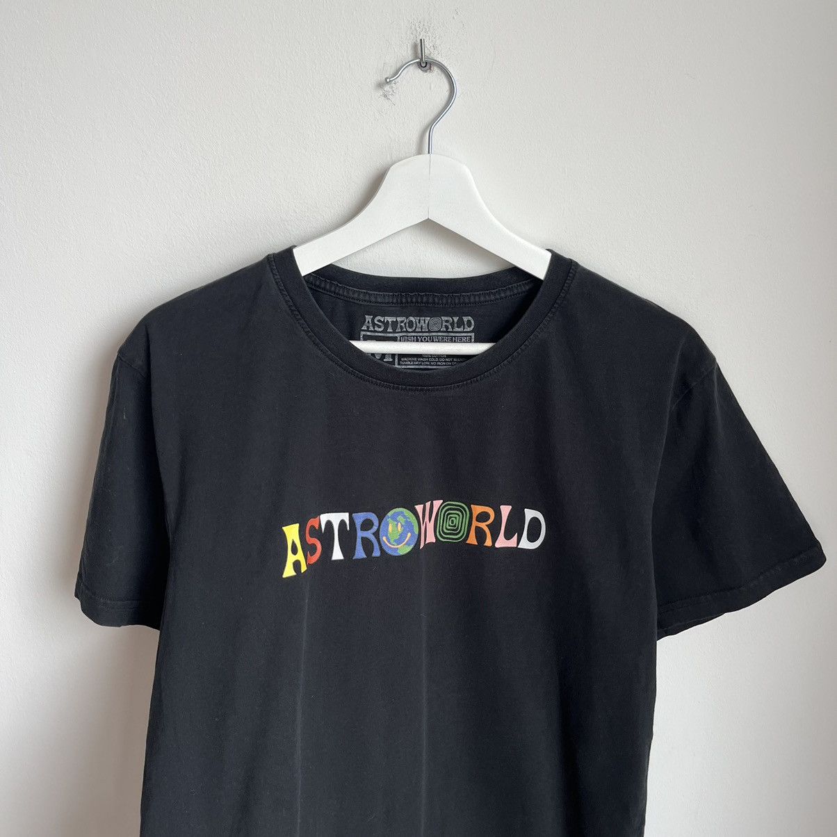 Travis Scott Astroworld Travis Scott Black Tee Size US M / EU 48-50 / 2 - 4 Thumbnail