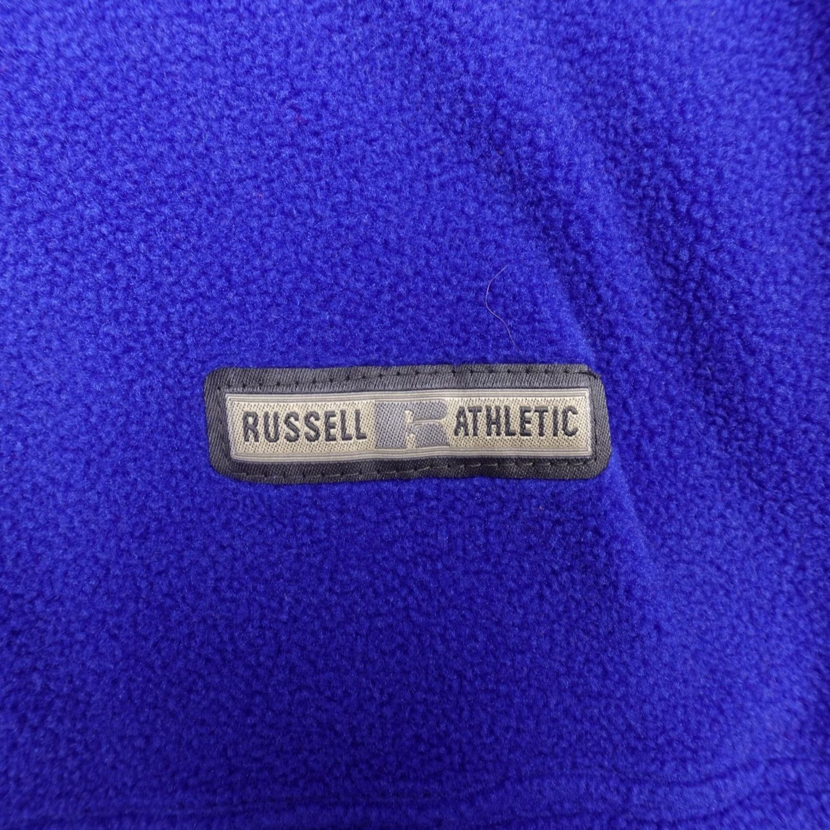 Russell Athletic VINTAGE Russell Athletic Sweatshirt Mens Large Blue Fleece Pullover USA 90s Size US L / EU 52-54 / 3 - 7 Thumbnail