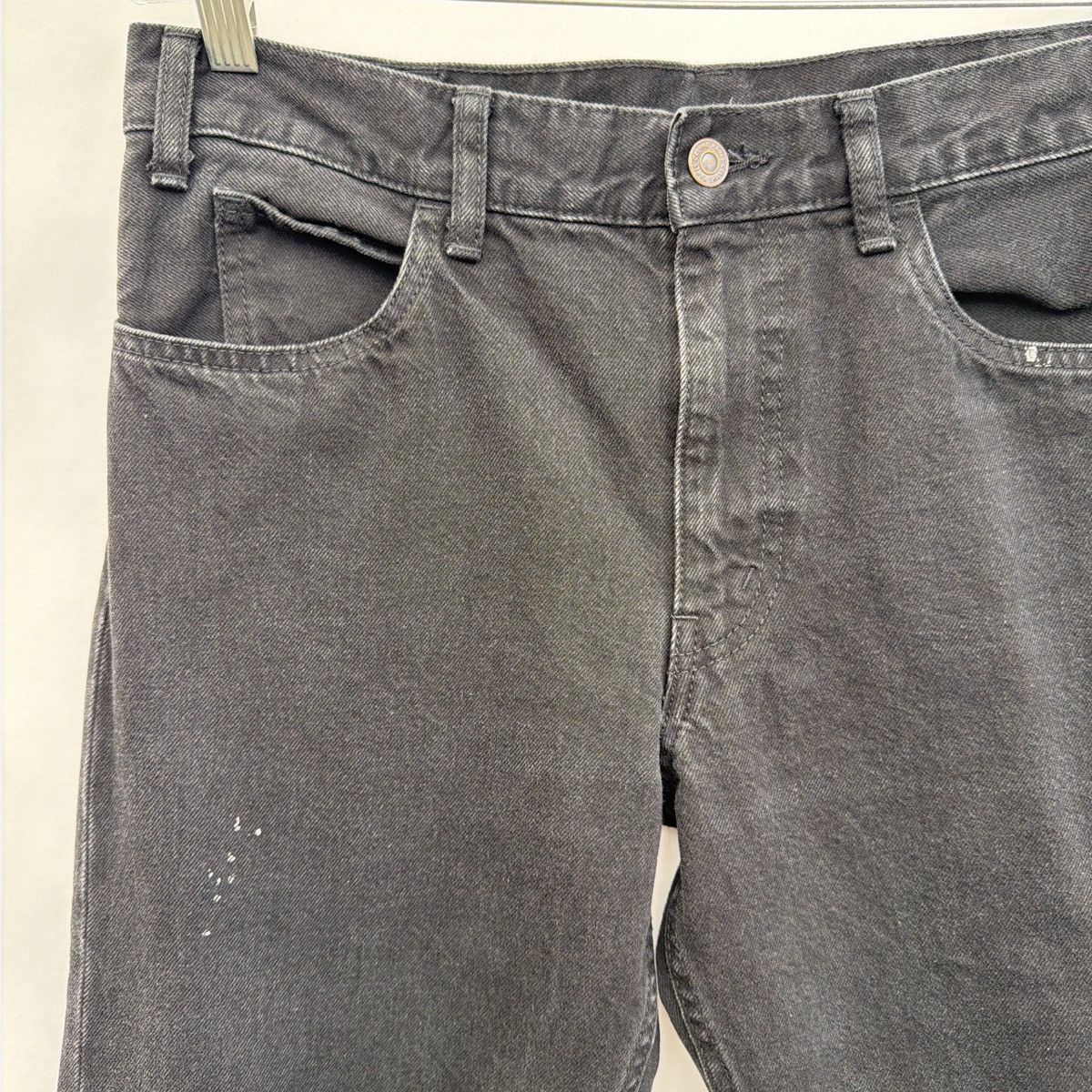 Celine Celine Paris washed black straight leg jeans 32” Size US 32 / EU 48 - 7 Thumbnail