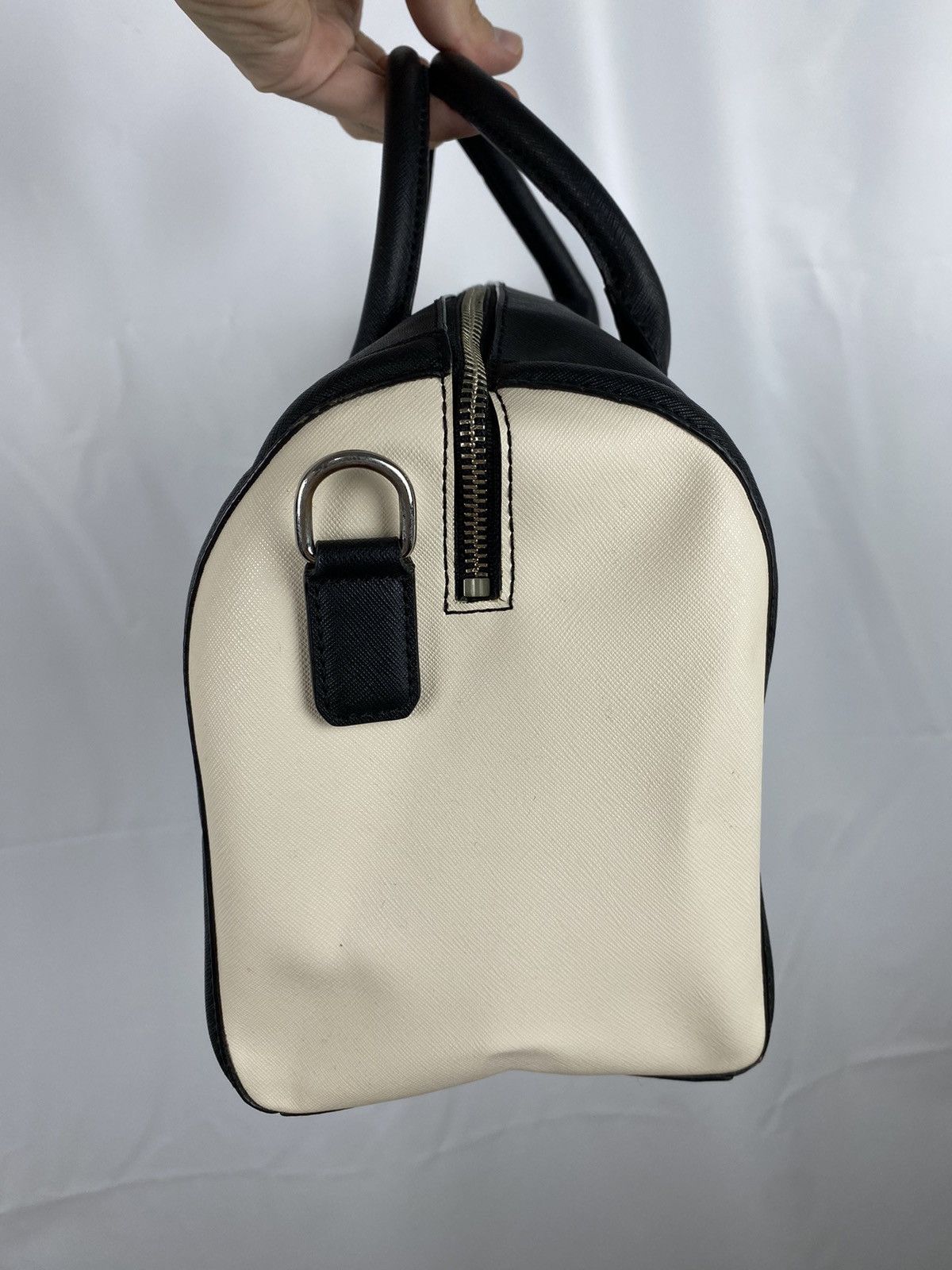 Karl Lagerfeld Karl Lagerfeld Saffiano Leather Logo Handbag Size ONE SIZE - 3 Thumbnail