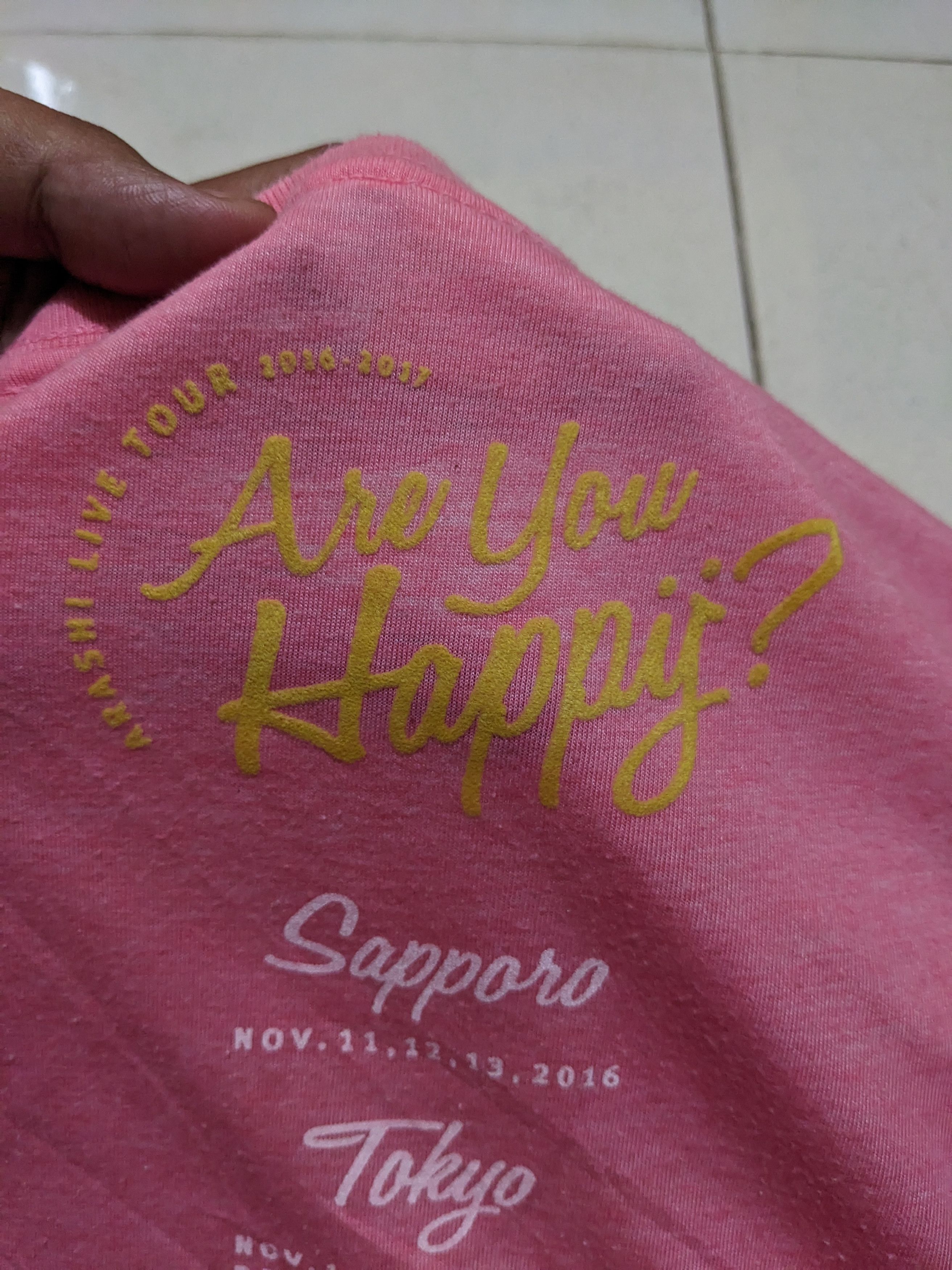 Band Tees × Vintage Arashi Live Tour "Are You Happy?" T-Shirt Size US S / EU 44-46 / 1 - 6 Thumbnail
