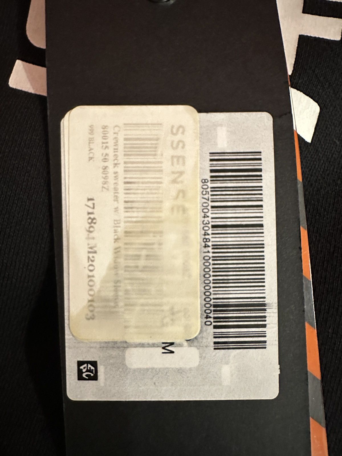 Moncler × Off-White Moncler x Off-White Black Swan Crew Sweat Size US S / EU 44-46 / 1 - 6 Thumbnail