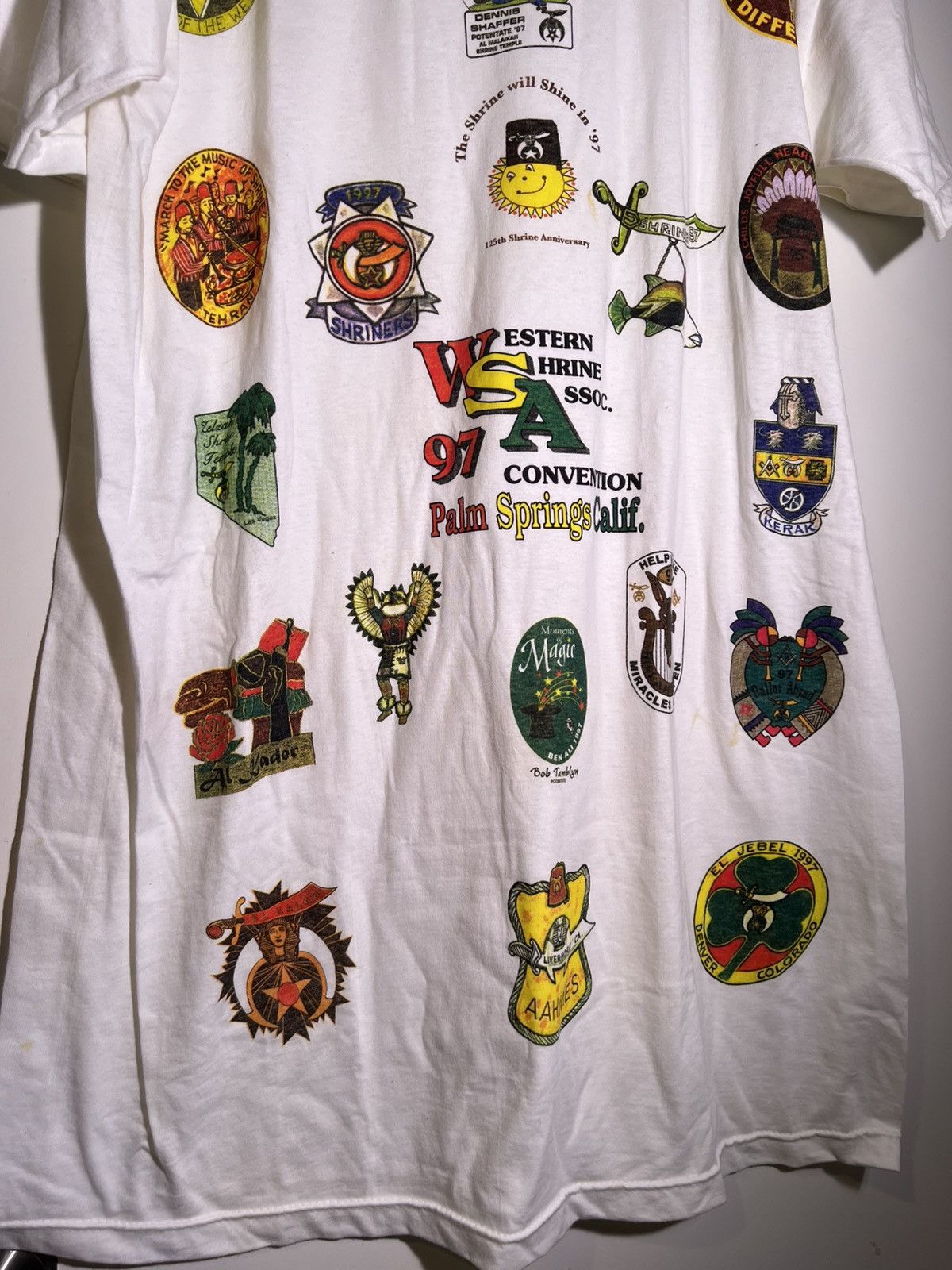Vintage 90’s VTG Vintage Palm Springs Muslim WSA Convention T Shirt Size US XXL / EU 58 / 5 - 4 Thumbnail