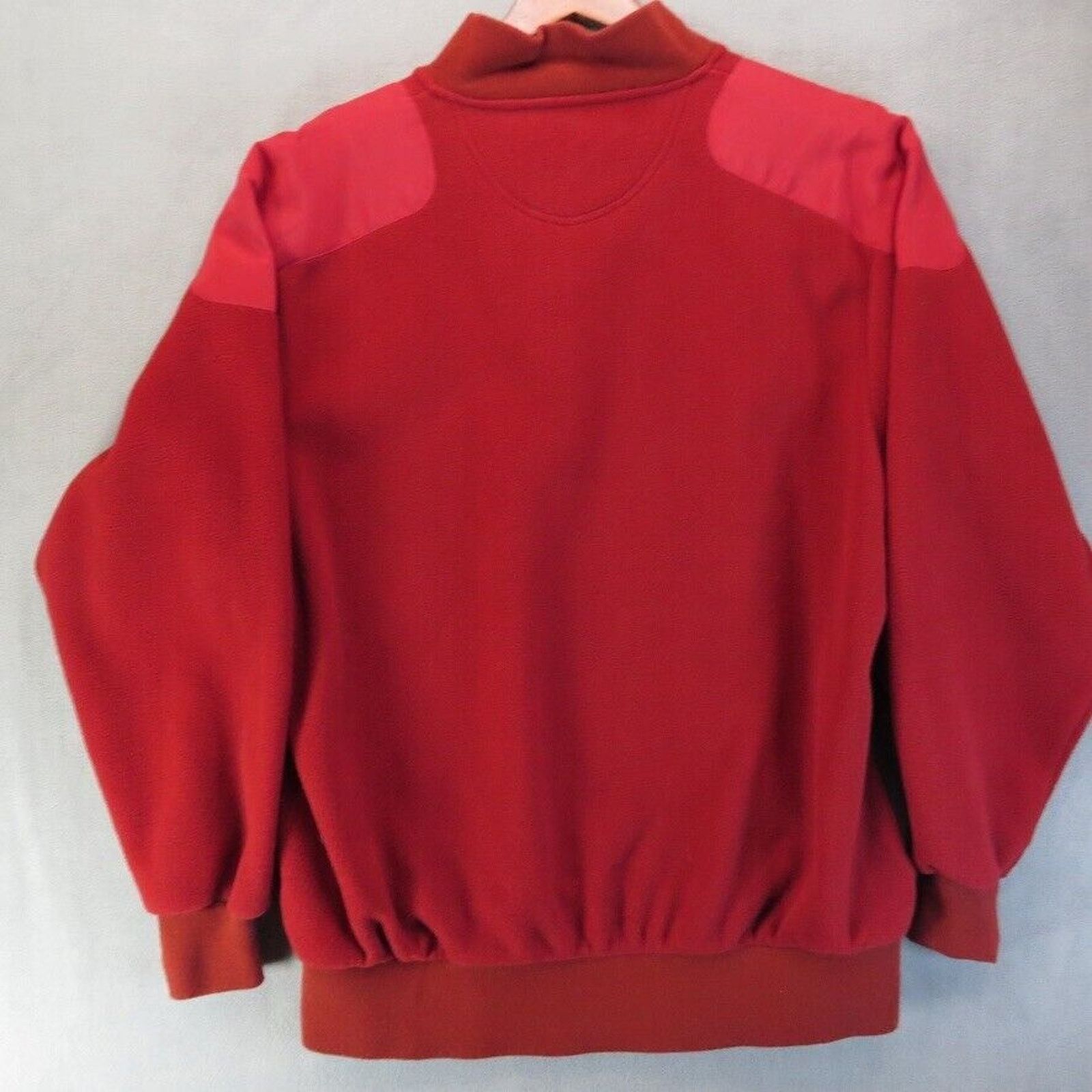 Cabelas Vintage Cabelas Fleece Jacket Mens Lg Red Padded Elbows Size US L / EU 52-54 / 3 - 5 Thumbnail