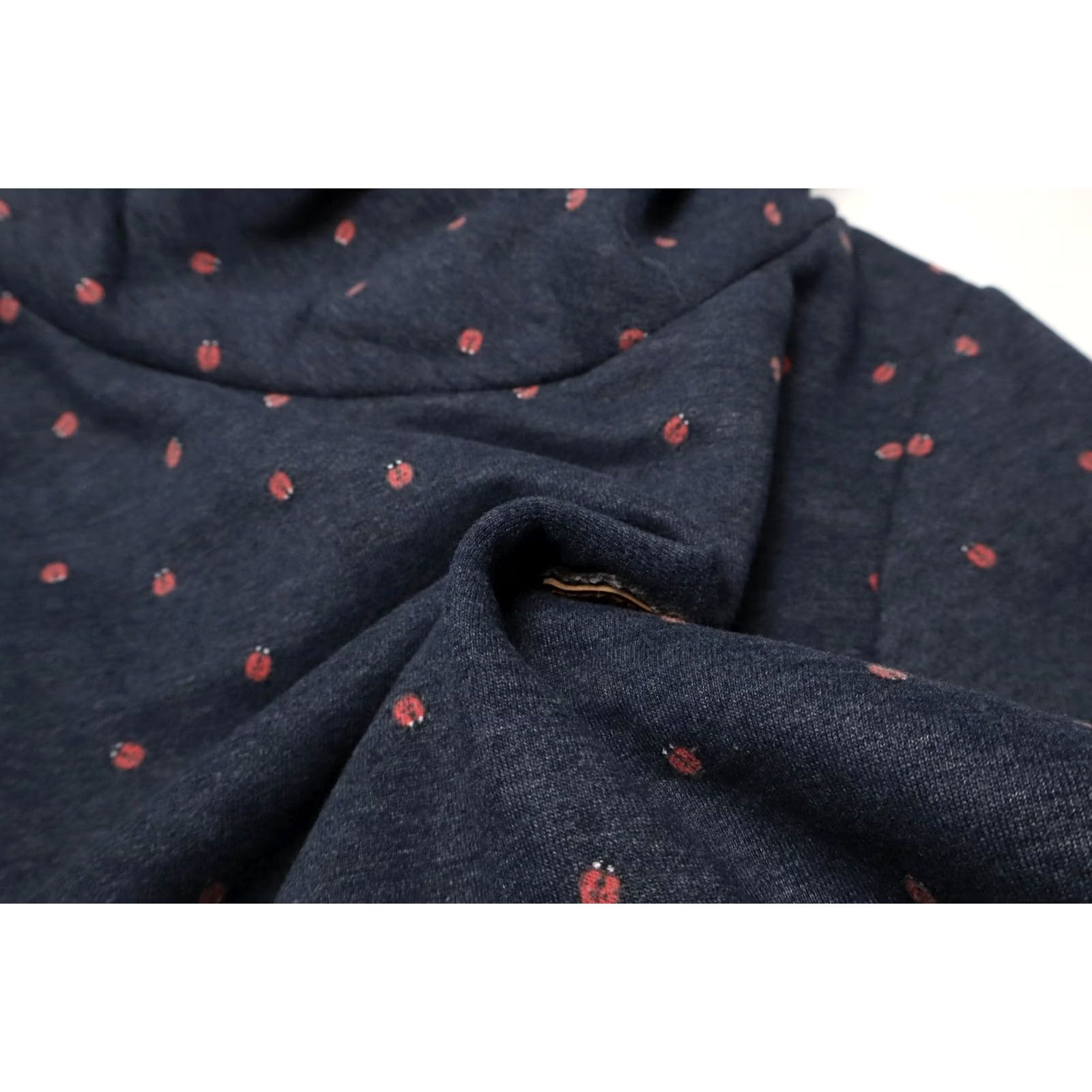 Vintage Naketano Sweatshirt Women's LARGE Blue Patterned Pocket Hooded Logo Pullover Size L / US 10 / IT 46 - 6 Thumbnail