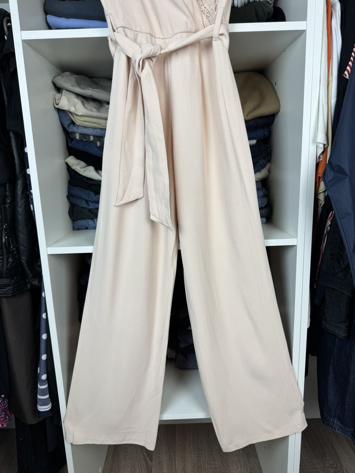 Sezane Sezane Combinaison Louis Jumpsuit Nude Size 34 Size 25" / US 0 / IT 36 - 17 Thumbnail
