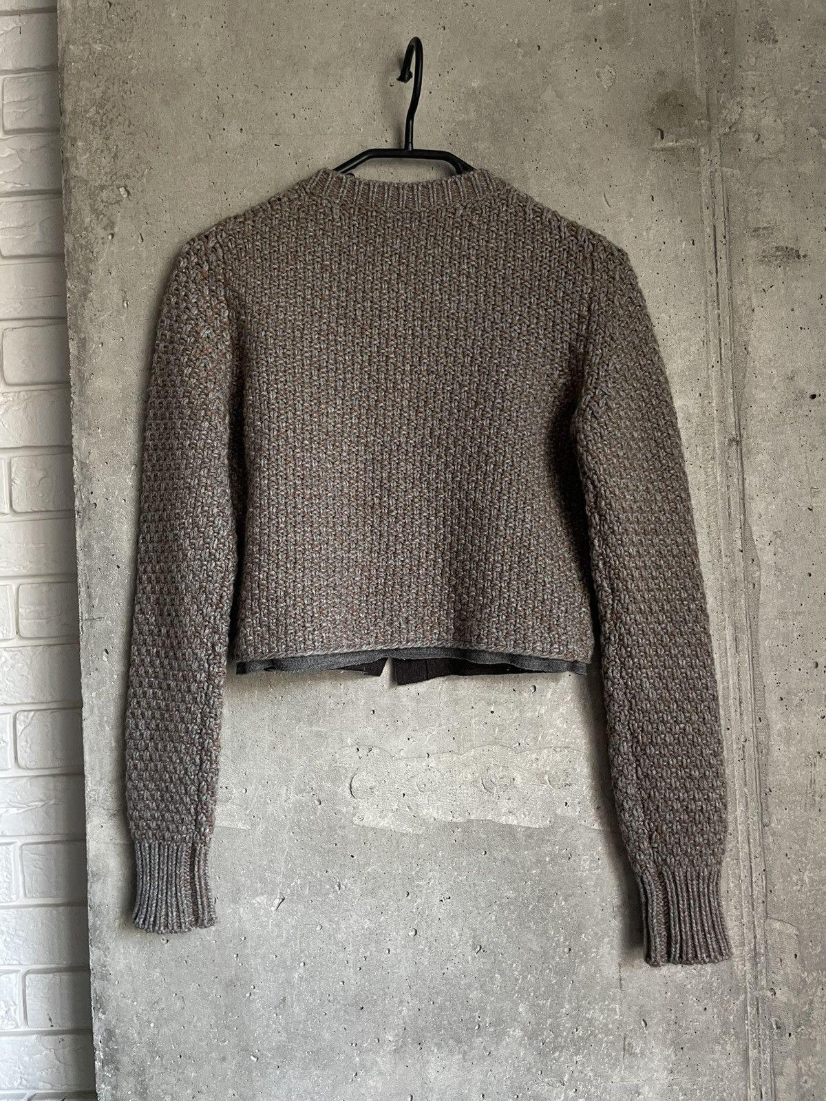 Fabiana Filippi Vintage Fabiana Filippi Cropped Knitwear Mohair Cardigan Y2K Size XS / US 0-2 / IT 36-38 - 7 Thumbnail