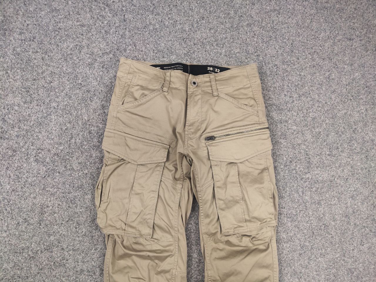 G-Star G Star Raw rovic zip 3d Regular tapered Cargo Pants Vintage Size US 29 - 11 Thumbnail