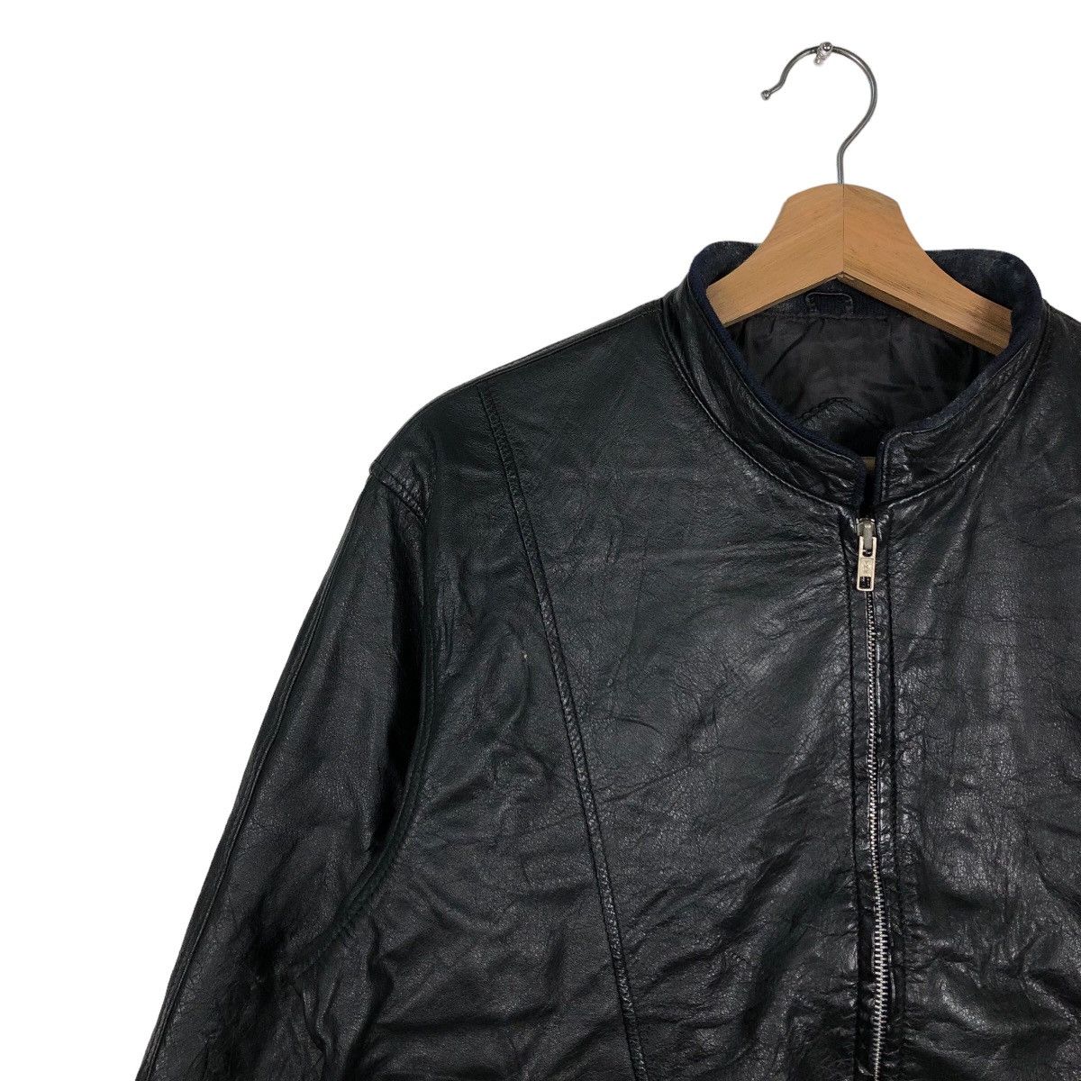 Genuine Leather 🔥Bomber Jacket Leather Modern Club Size US L / EU 52-54 / 3 - 7 Thumbnail