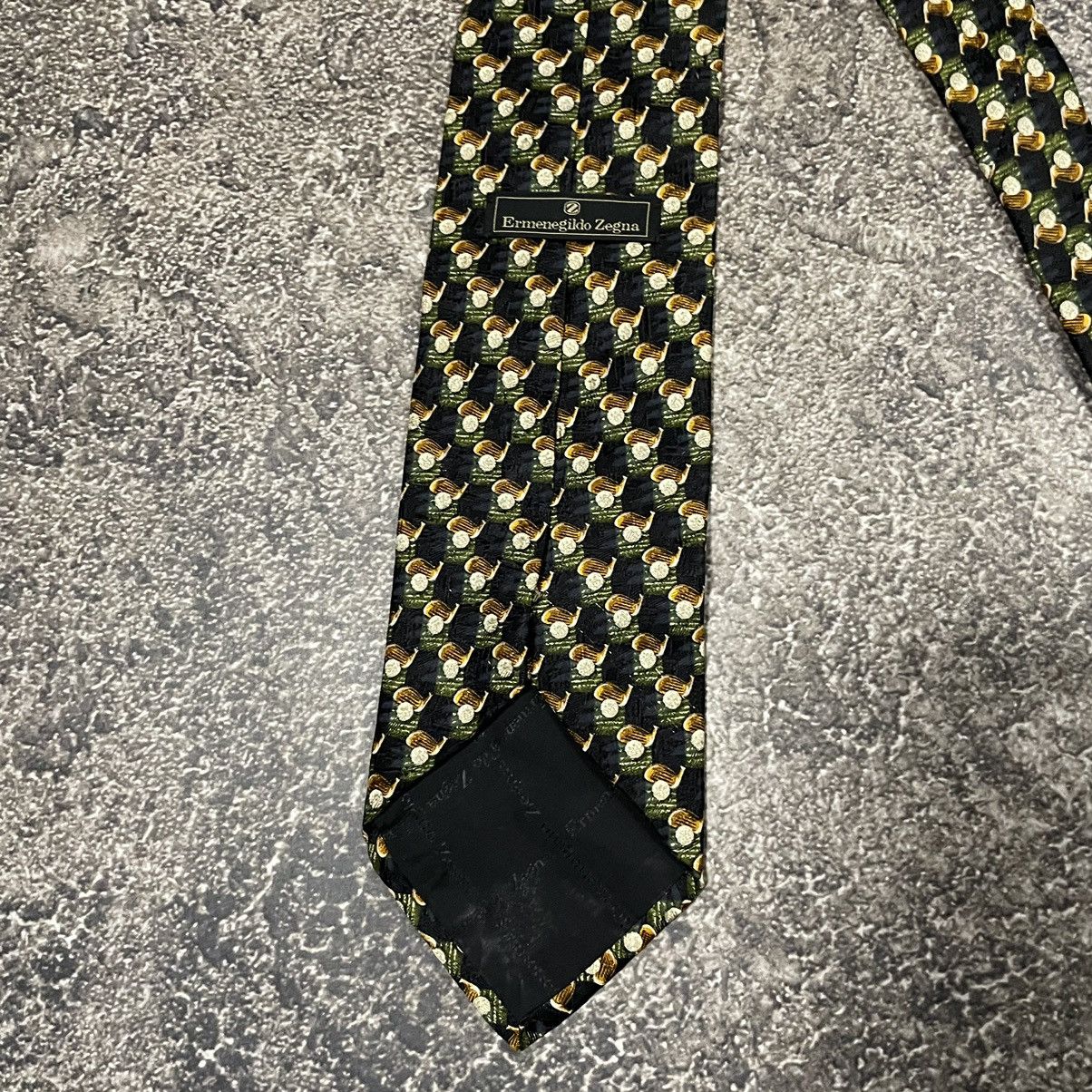 Ermenegildo Zegna × Vintage Rare Vintage Ermenedildo Zegna Tie 90’s Size ONE SIZE - 6 Thumbnail