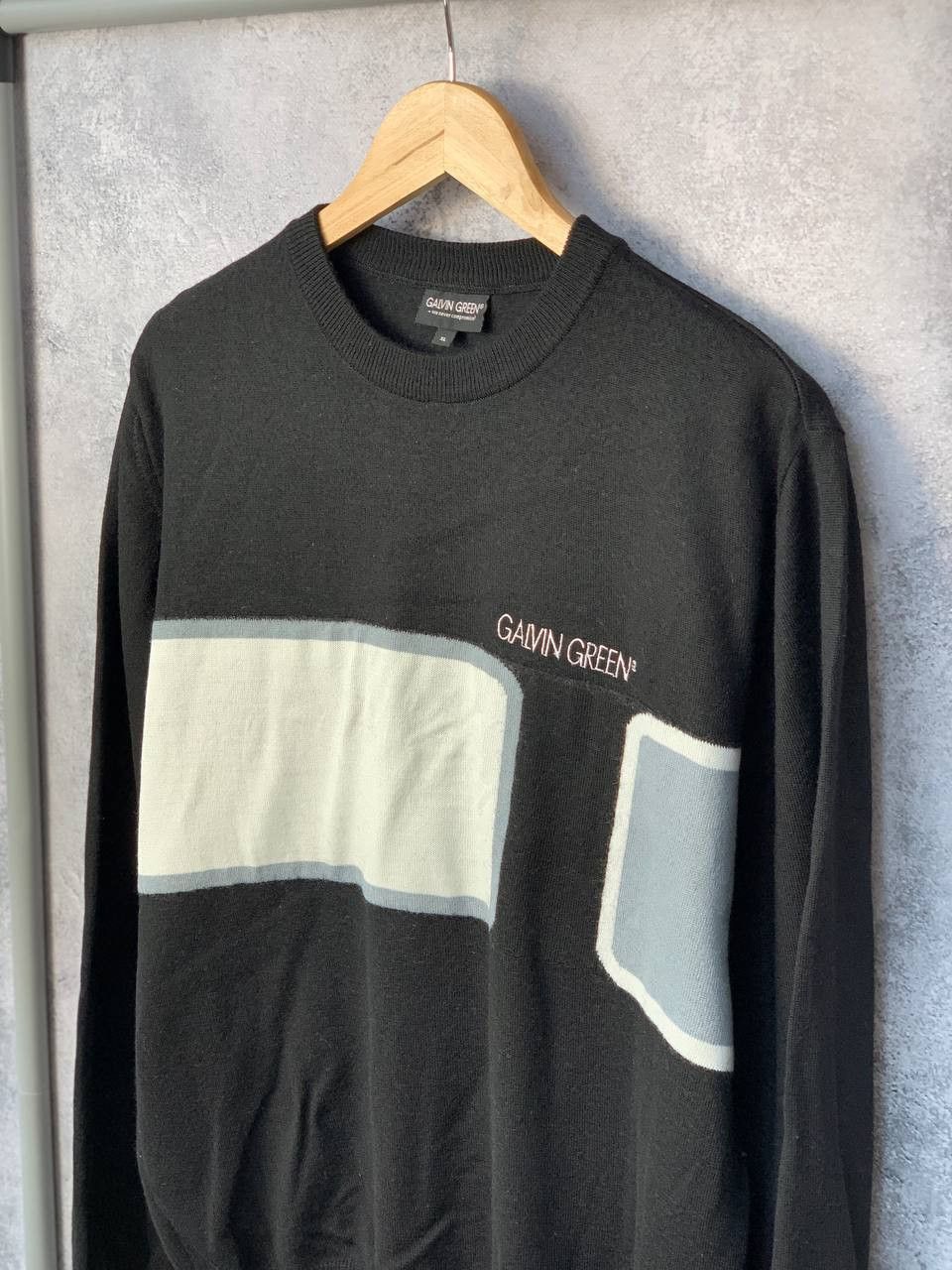Other Galvin Green Wool Sweater Pullover Jumper Size US XL / EU 56 / 4 - 1 Thumbnail