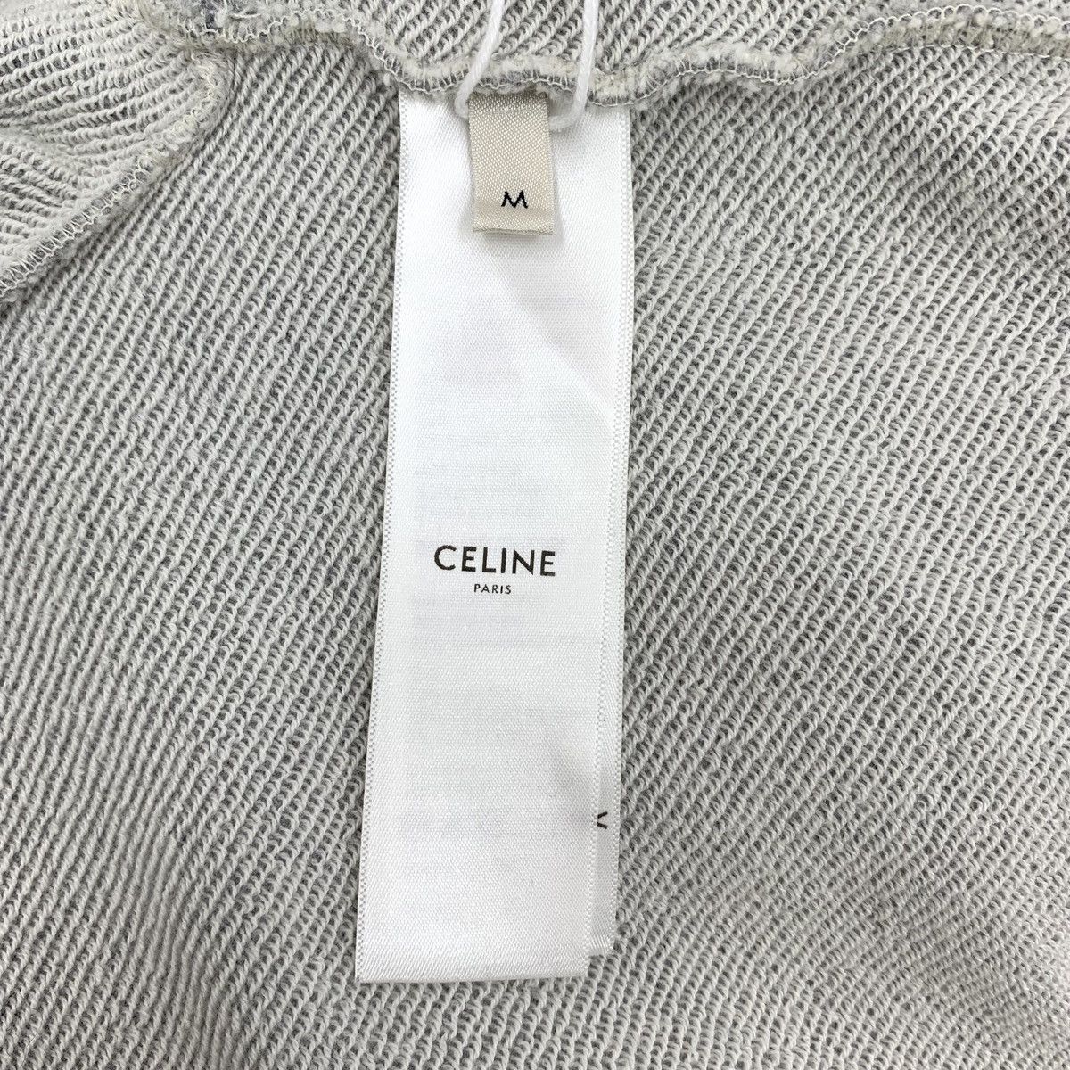 Celine Celine Gray Triomphe Embroidered Hooded Sweatshirt K26WX Size M / US 6-8 / IT 42-44 - 7 Thumbnail