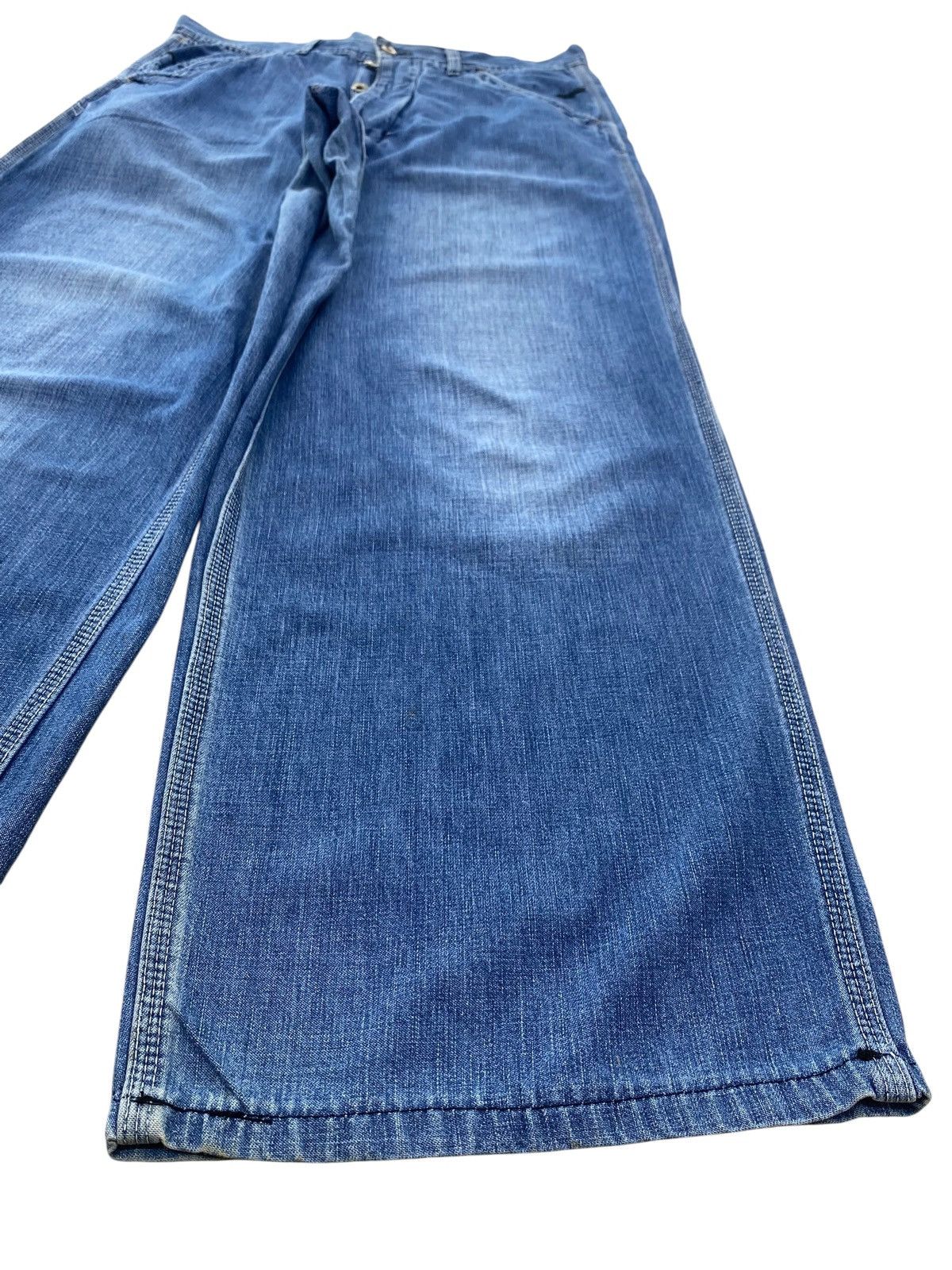 Other Japanese Brand Buckle Back Style Baggy Jeans Size US 33 - 6 Thumbnail
