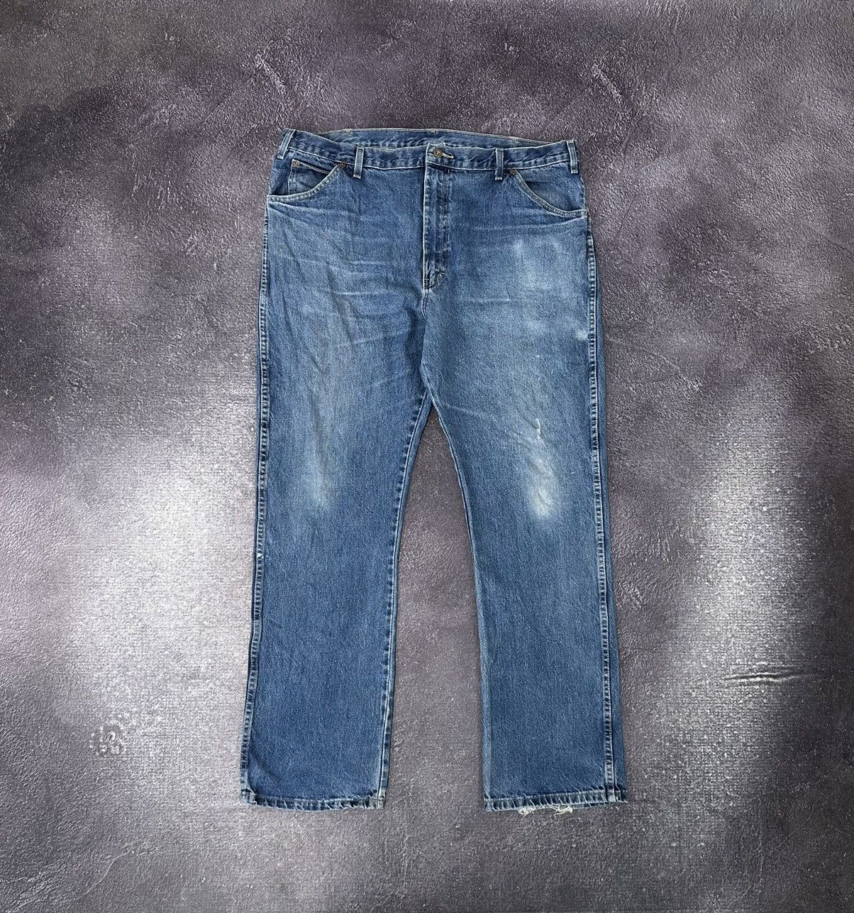 Dickies Vintage Dickies Faded Opium Blue Denim Baggy USA Work Jeans Size US 40 / EU 56 - 2 Thumbnail