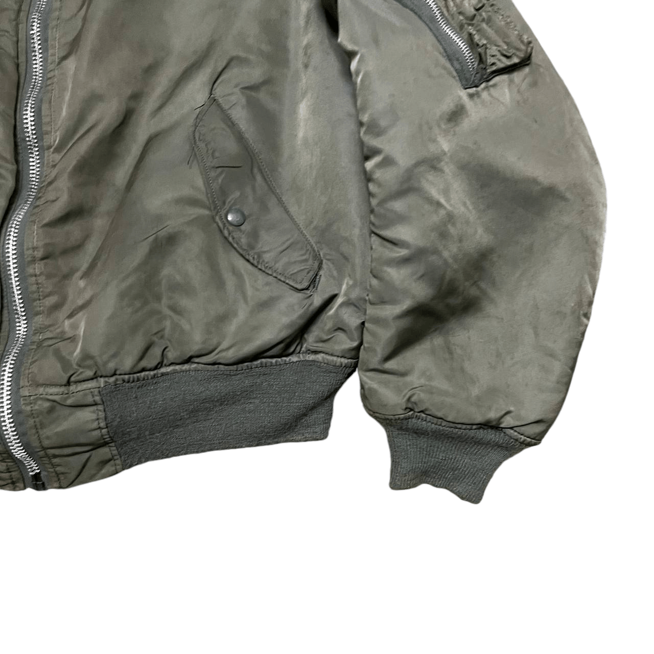 Alpha Industries Vintage Alpha Industries Flyers Bomber Jacket Ma 1 Size US XL / EU 56 / 4 - 4 Thumbnail
