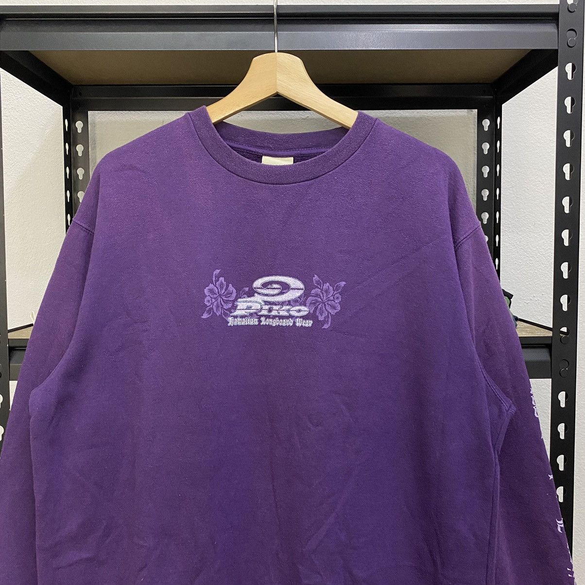 Vintage Vintage Piko Hawaiian Longboard Sweatshirt Crewneck Size US L / EU 52-54 / 3 - 4 Thumbnail