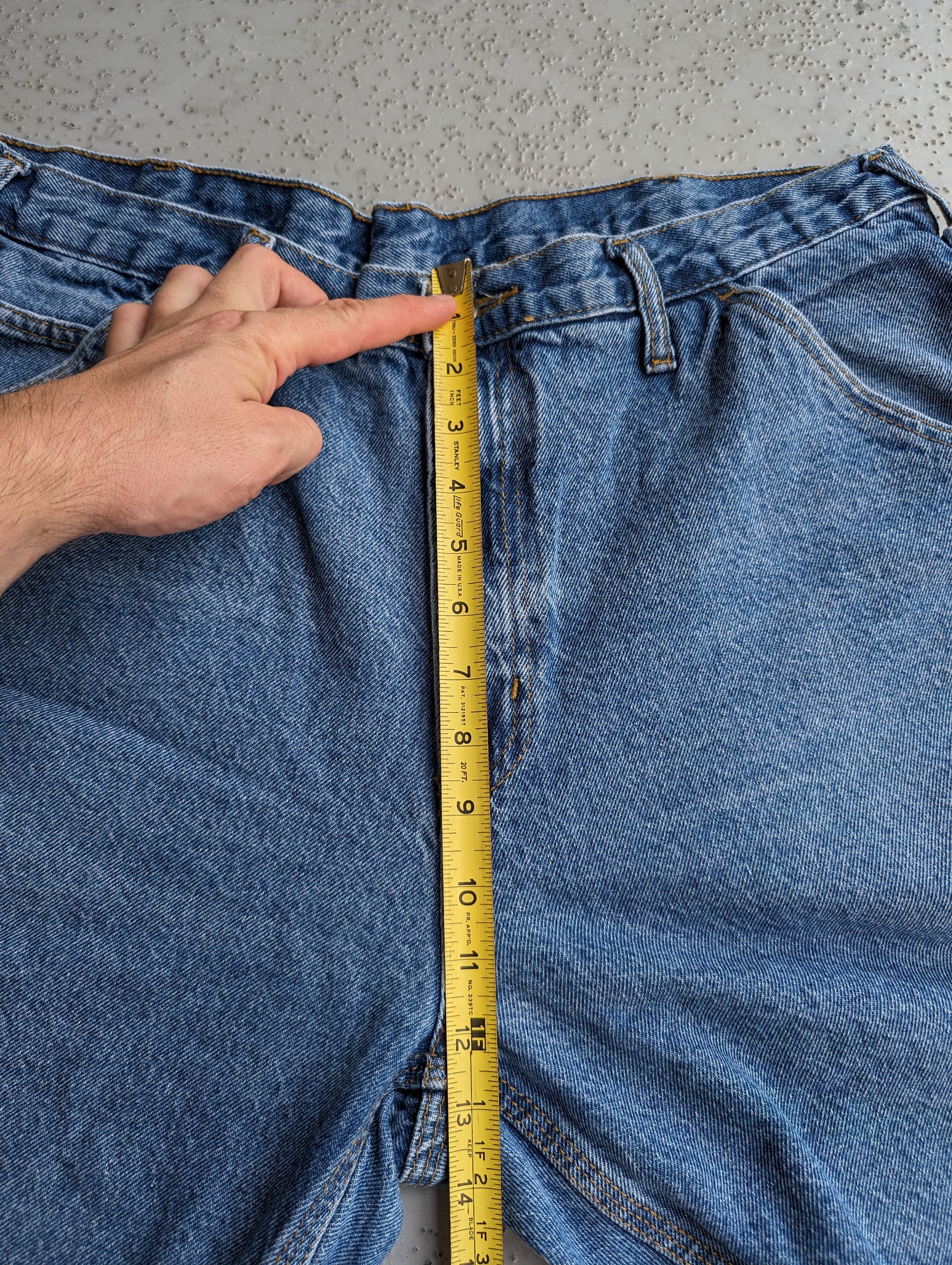 Carhartt 36x30 CRAZY Baggy Y2K Carpenter WORKWEAR SKATER JEANS Size US 36 / EU 52 - 6 Thumbnail