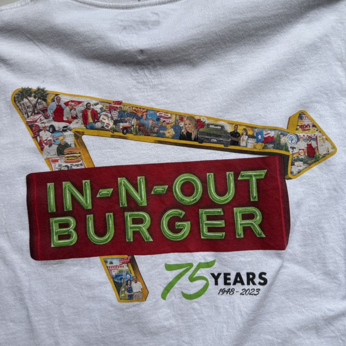 Junk Food In-N-Out Burger 75 Years T-Shirt Size US L / EU 52-54 / 3 - 6 Thumbnail