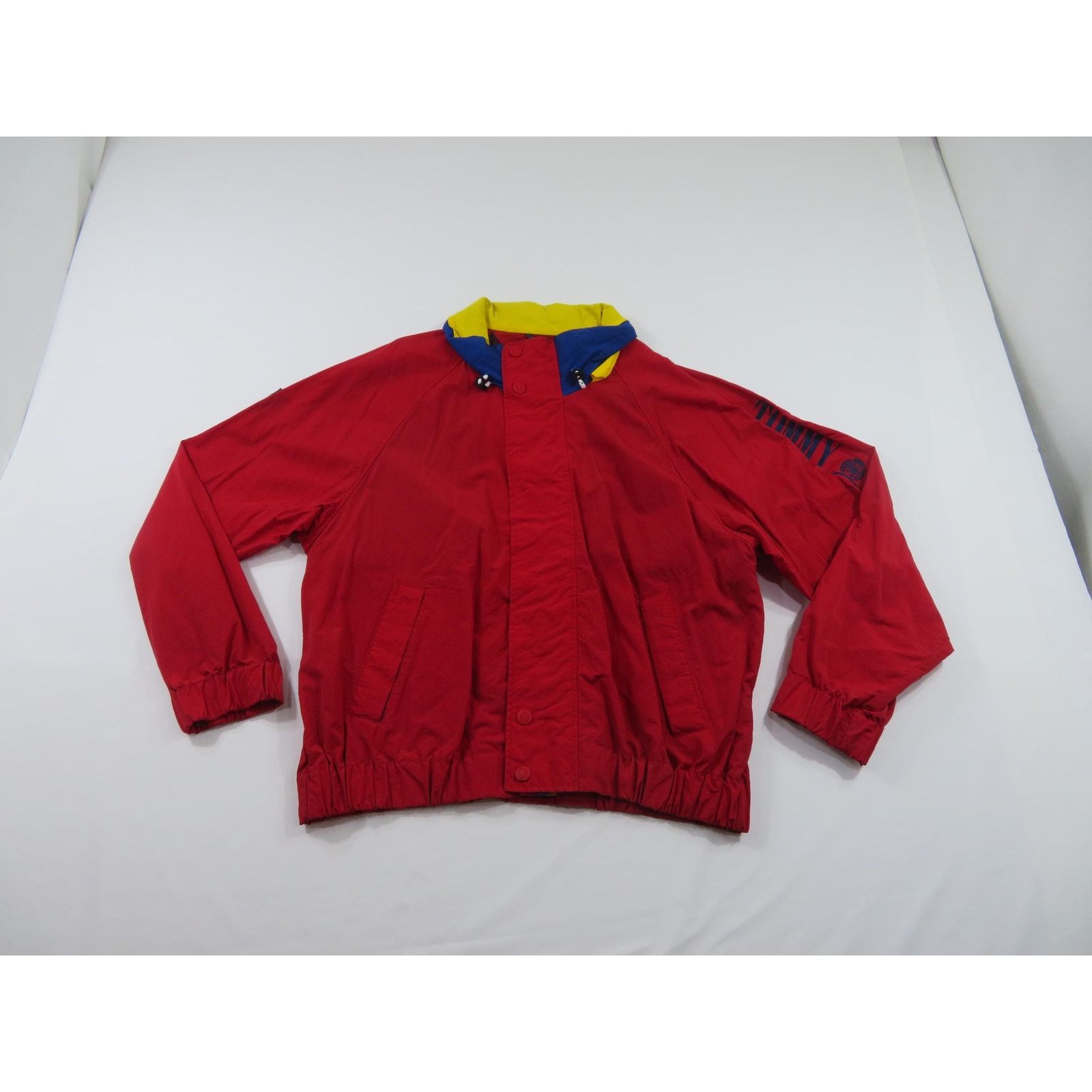 Tommy Hilfiger Tommy Hilfiger Sailing Jacket Sz XL Red Blue Yellow 1990s Size US XL / EU 56 / 4 - 1 Thumbnail