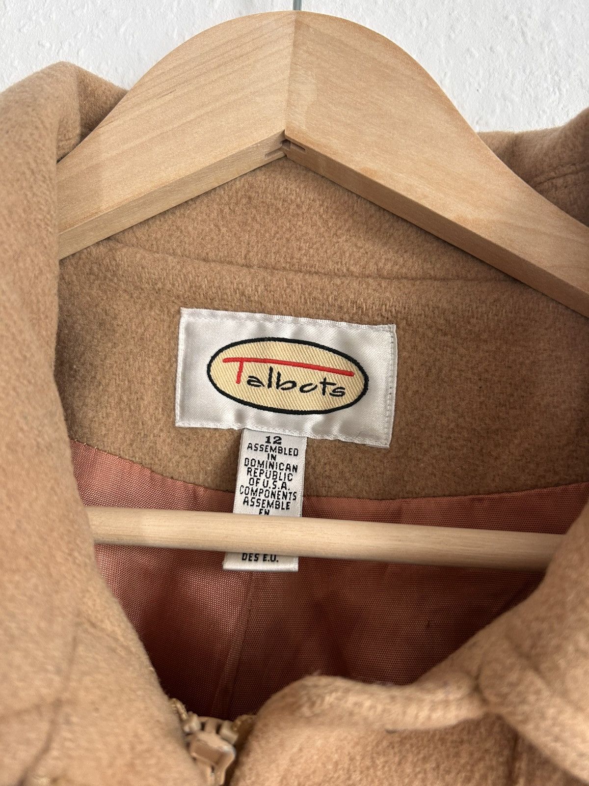 Talbots 100% wool Talbots XL beige oversize coat classic vintage Size XL / US 12-14 / IT 48-50 - 4 Thumbnail