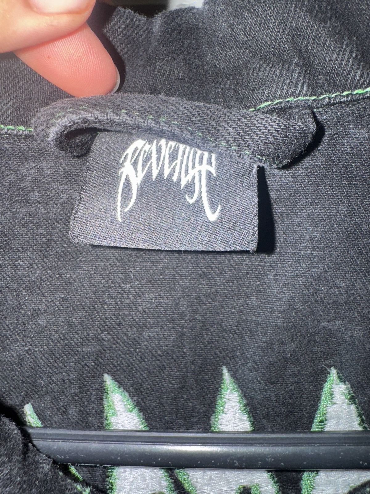 Other × Revenge Revenge Green Embroidered Jean Jacket Size US L / EU 52-54 / 3 - 3 Thumbnail