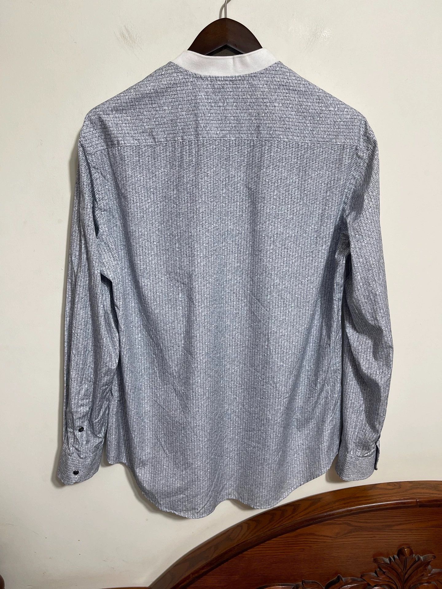 Giorgio Armani Giorgio Armani Oversized Long Sleeve Shirt (41) Size US L / EU 52-54 / 3 - 2 Thumbnail