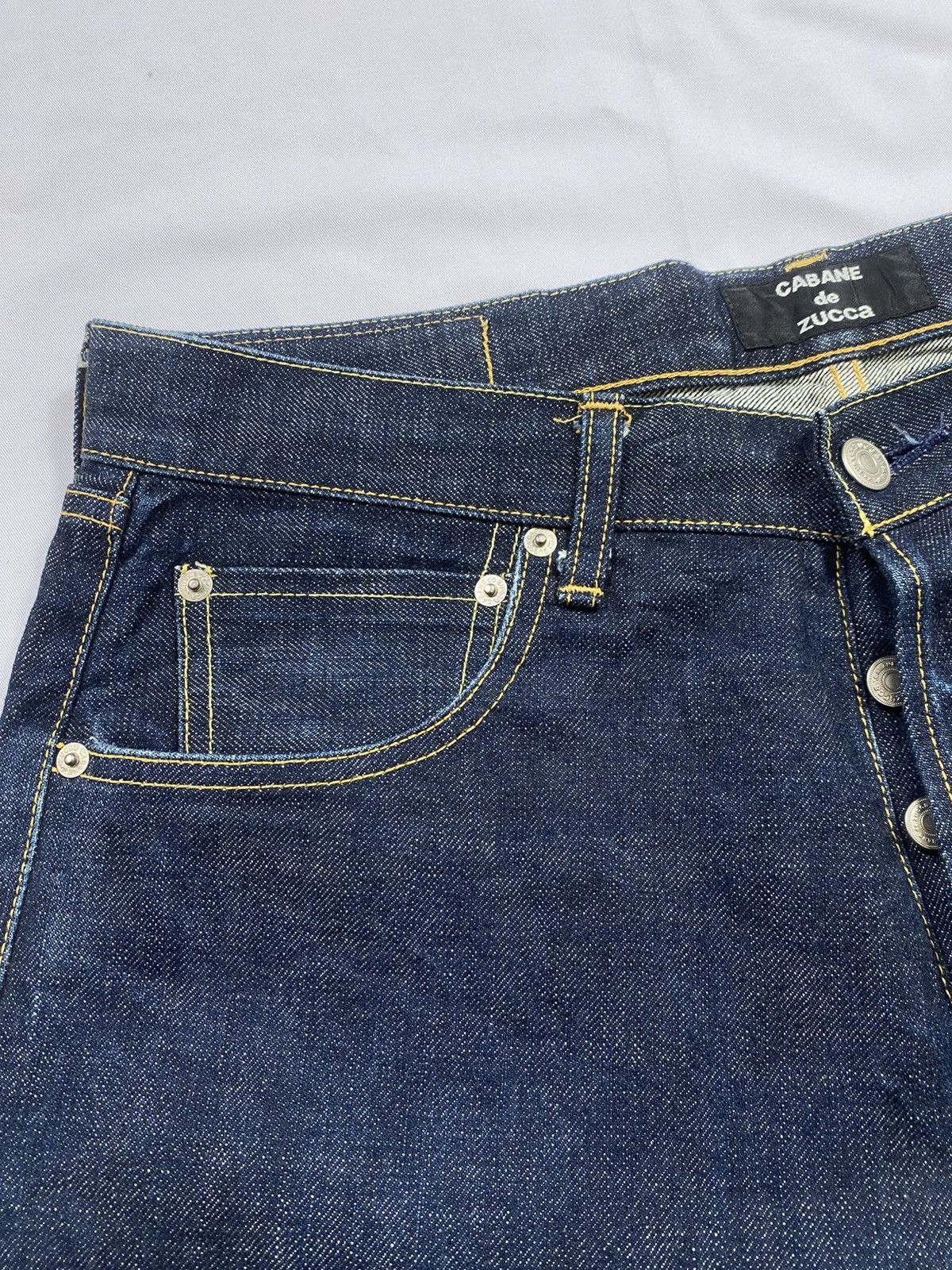 Issey Miyake Vintage Denim Issey Miyake Cabane The Zucca Selvedge Size US 31 - 6 Thumbnail