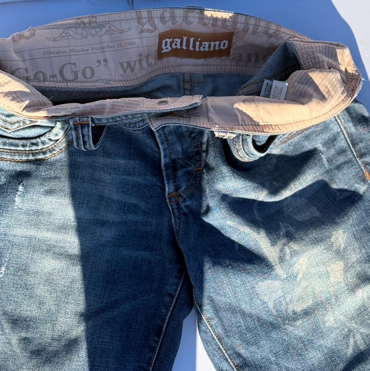 John Galliano Vintage jeans Galliano Size 27" / US 4 / IT 40 - 13 Thumbnail