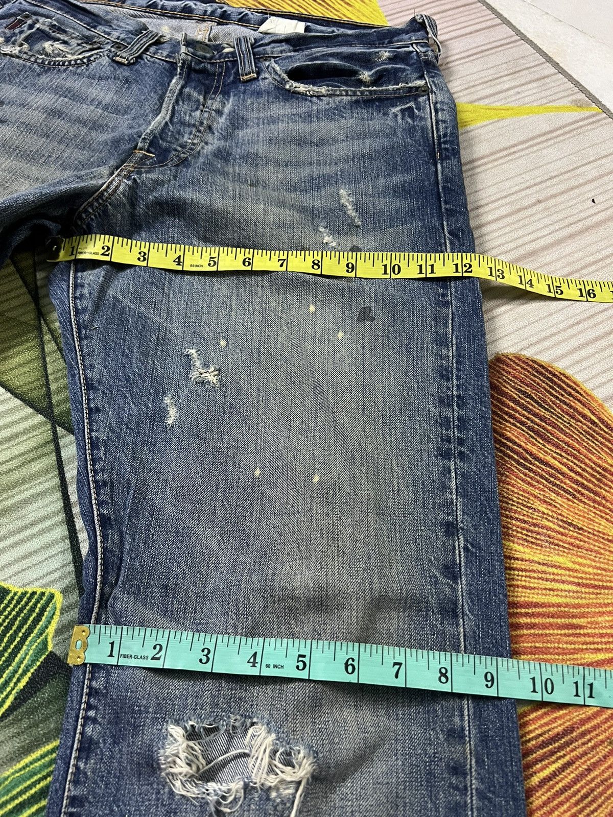 Abercrombie & Fitch 💥FLARE💥VTG ABERCROMBIE & FITCH FLARE RIPPED JEANS VERY RARE Size US 32 / EU 48 - 16 Thumbnail